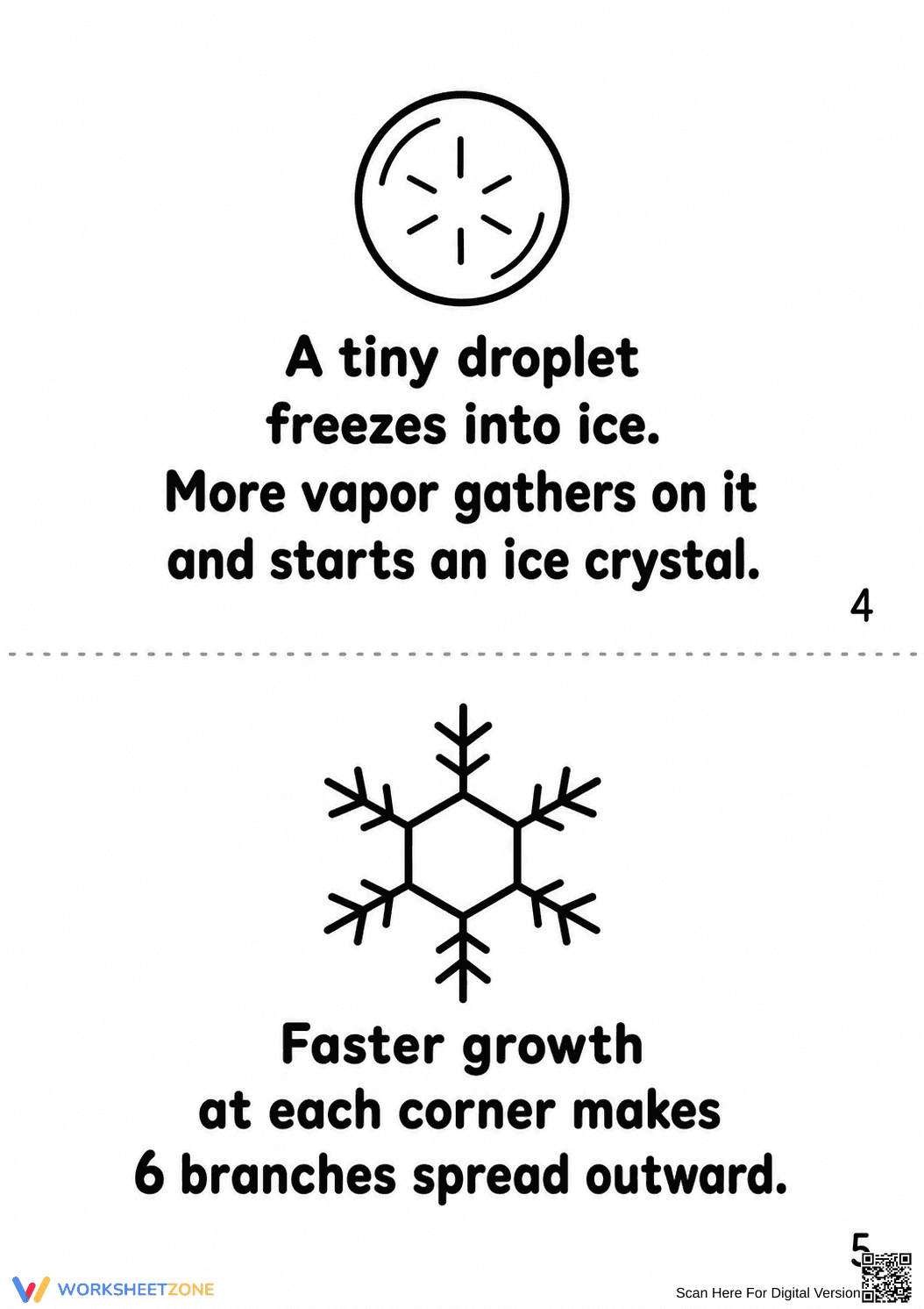 Life Cycle of Snowflakes Printable Booklet | Grade 2-5 - Page 11
