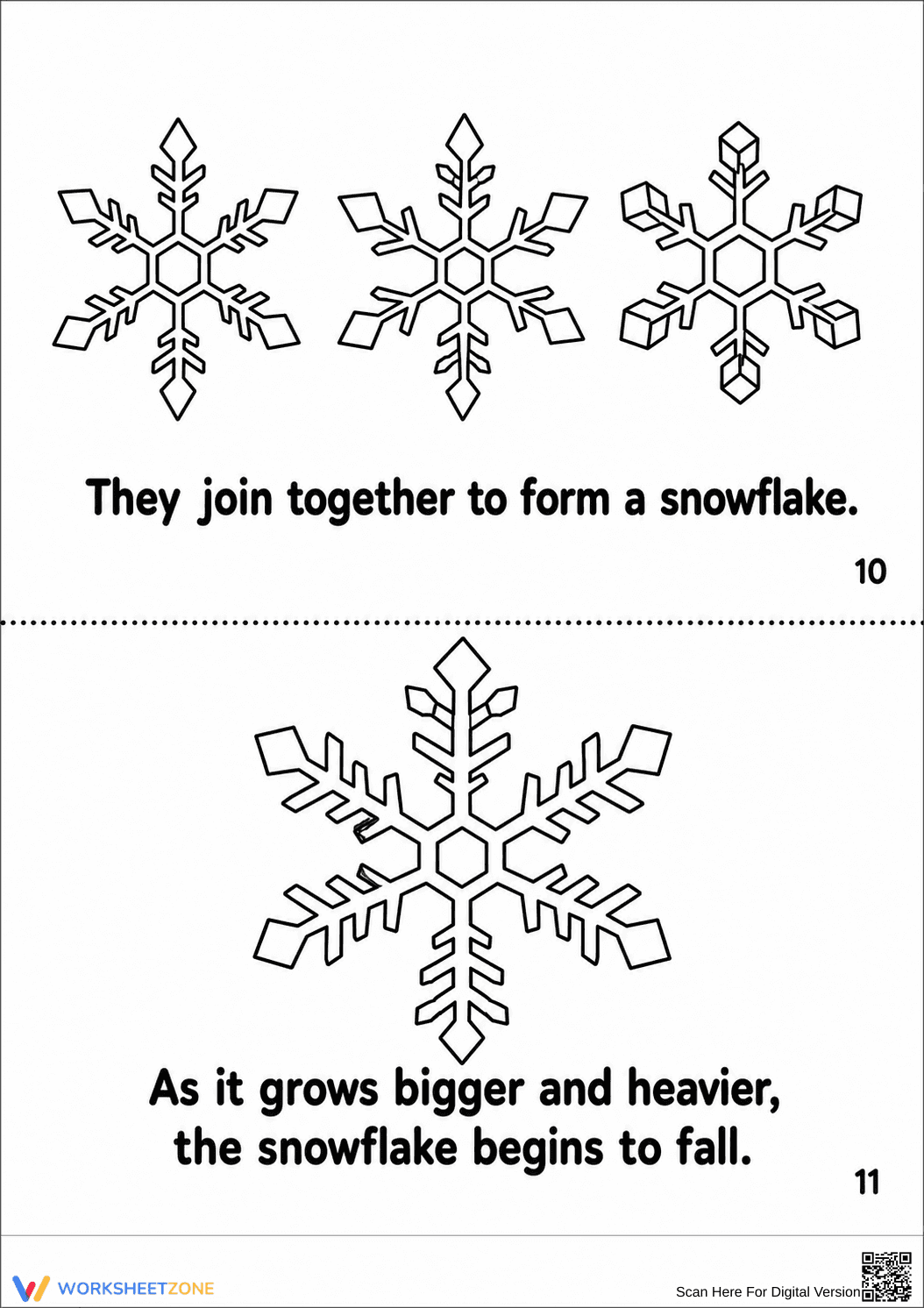 Life Cycle of Snowflakes Printable Booklet | Grade 2-5 - Page 14