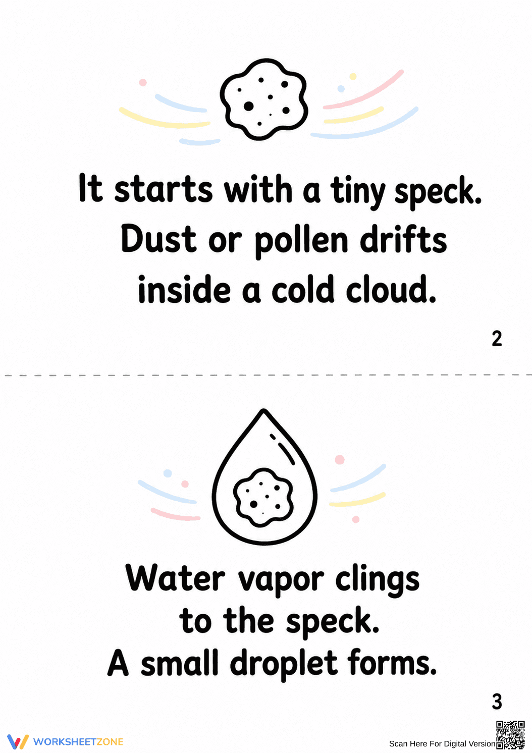Grade 3 Snowflake Life Cycle — Printable No-Prep Booklet - Page 10