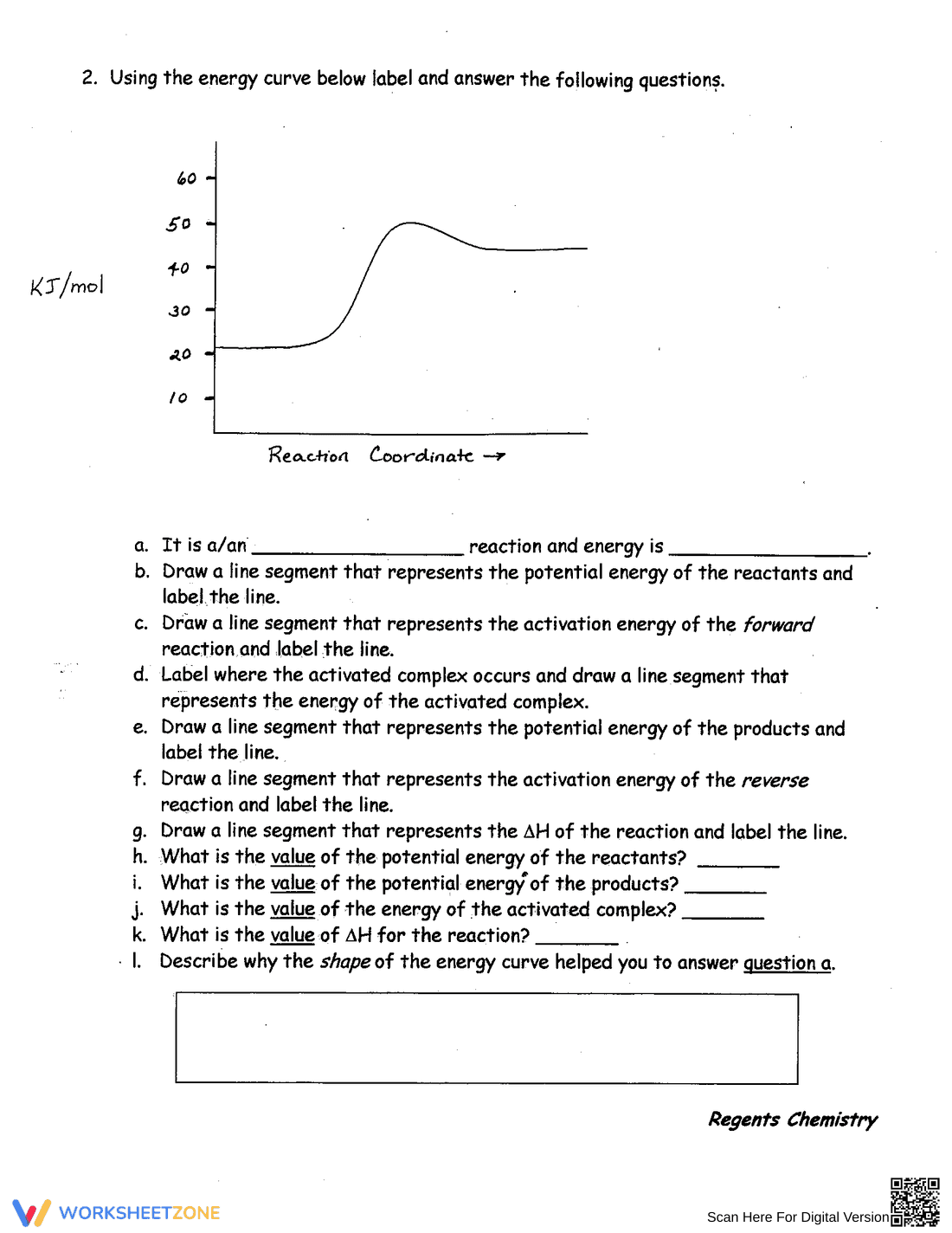 Practice Potential Energy Diagram Skills - Page 2