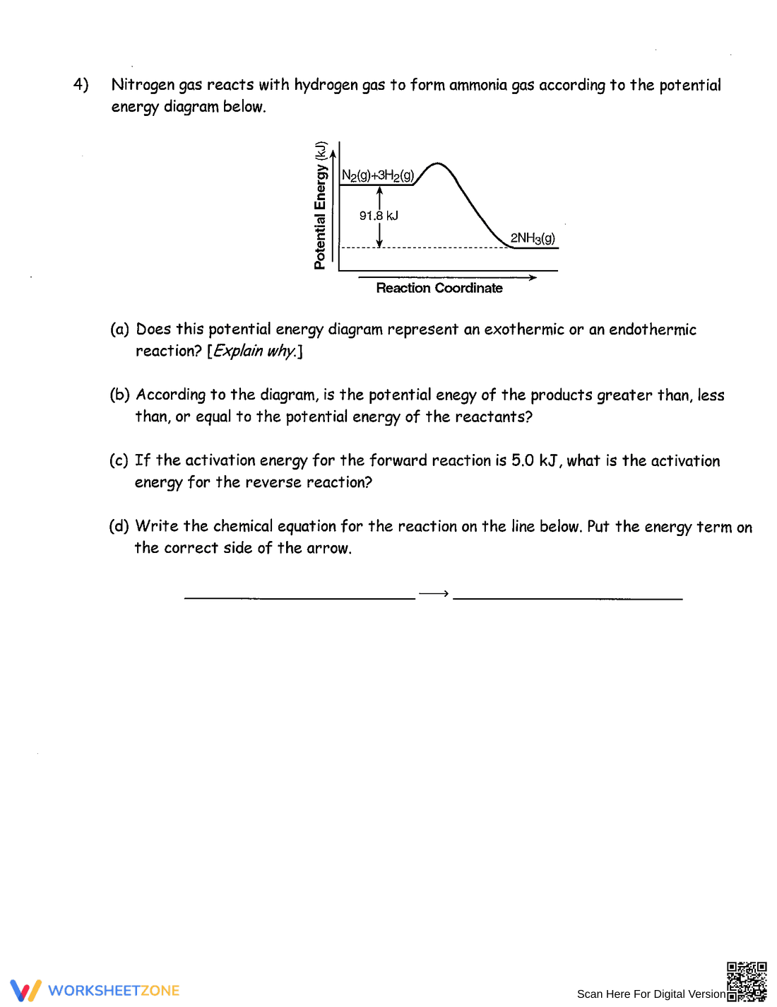 Practice Potential Energy Diagram Skills - Page 4