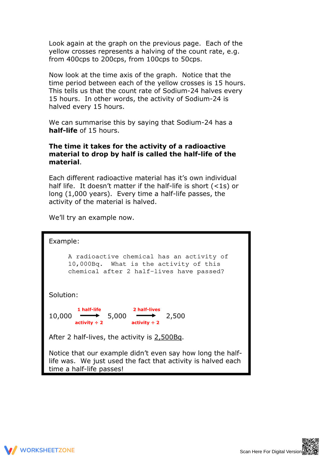 Half-Life Calculation Problems - Page 2