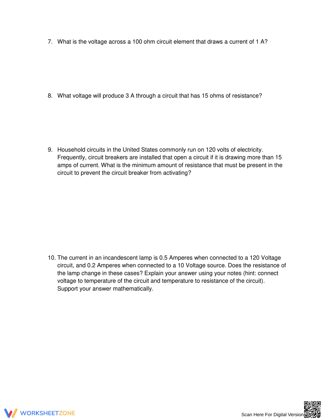 Practicing Ohm's Law - Page 2