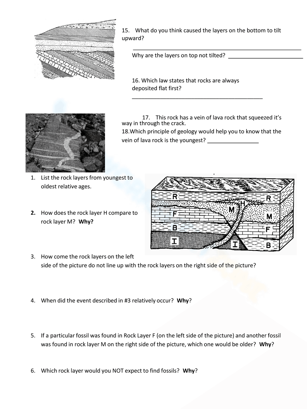 Introduction to Relative Dating - Page 2
