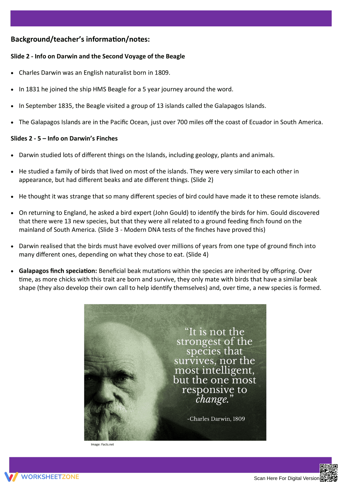 Exploring Darwin's Finches Evolution - Page 2