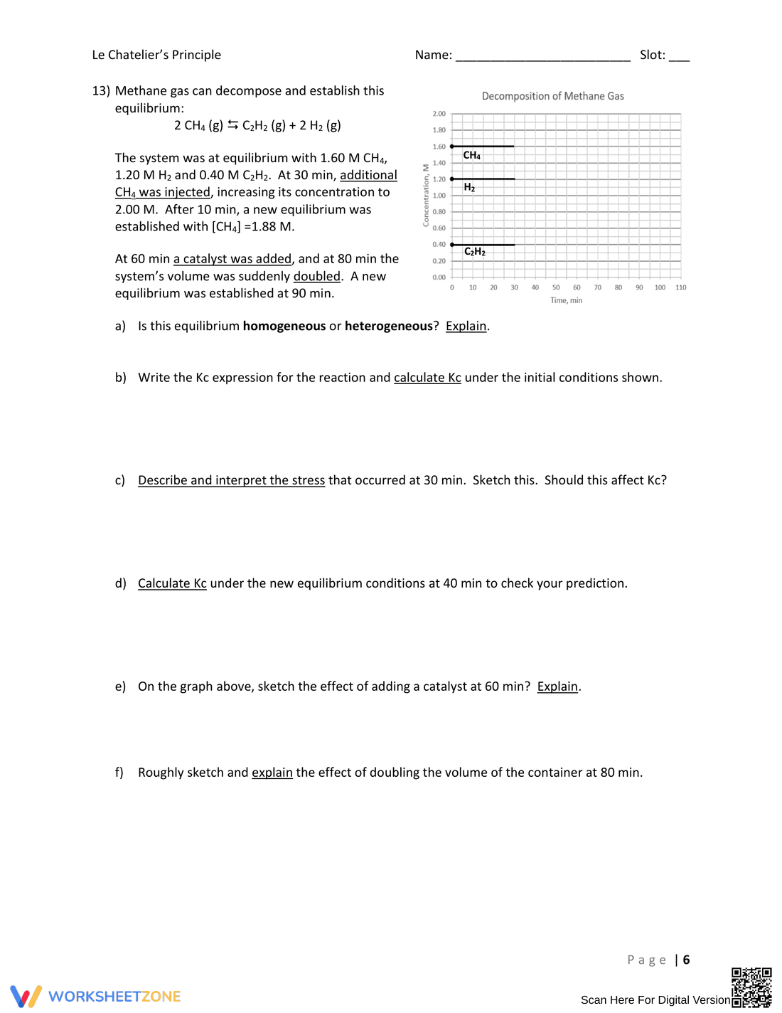 Le Chatelier's Principle Practice - Page 6