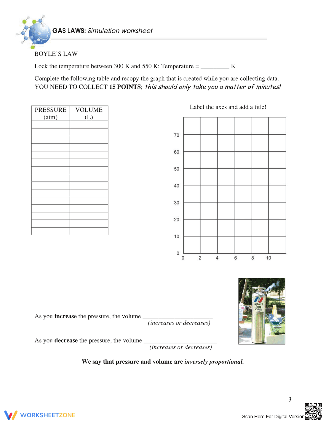 Advanced Charles's Law Worksheet - Page 3