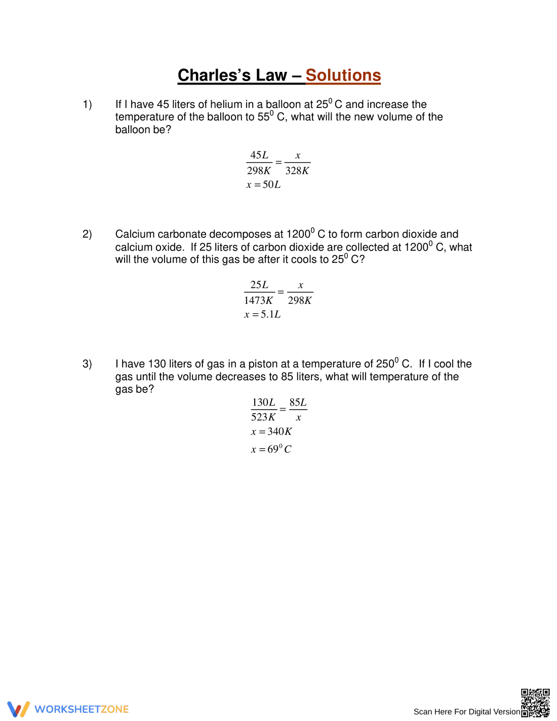 Applying Charles's Law - Page 2