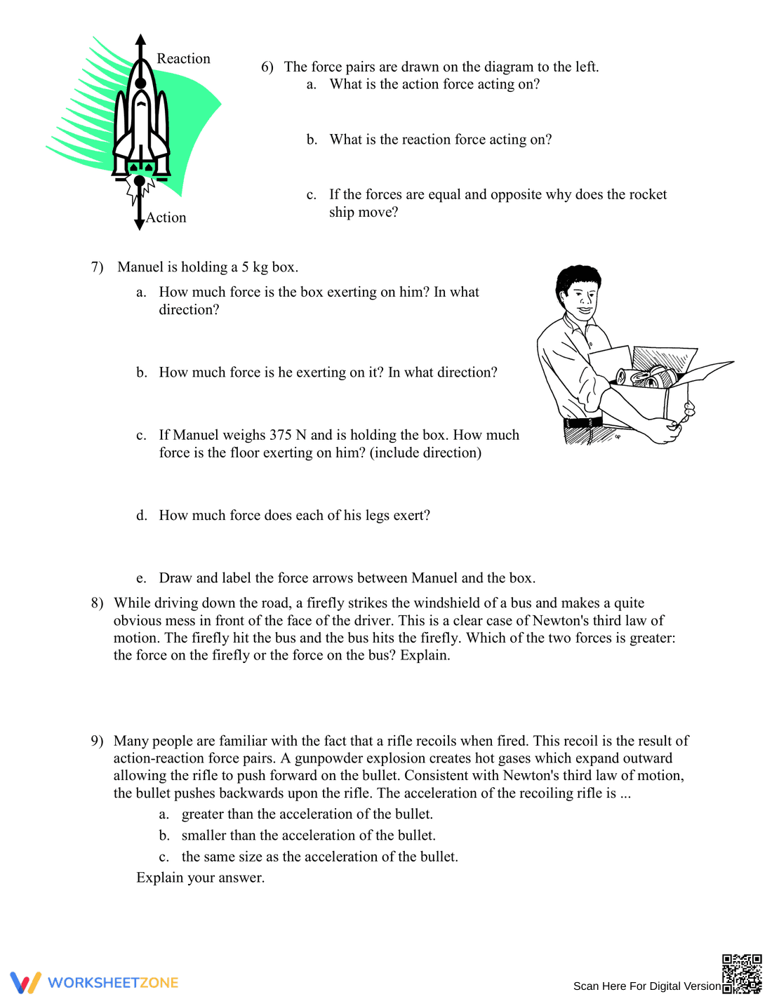 Updated Newton's Laws of Motion Worksheet - Page 10