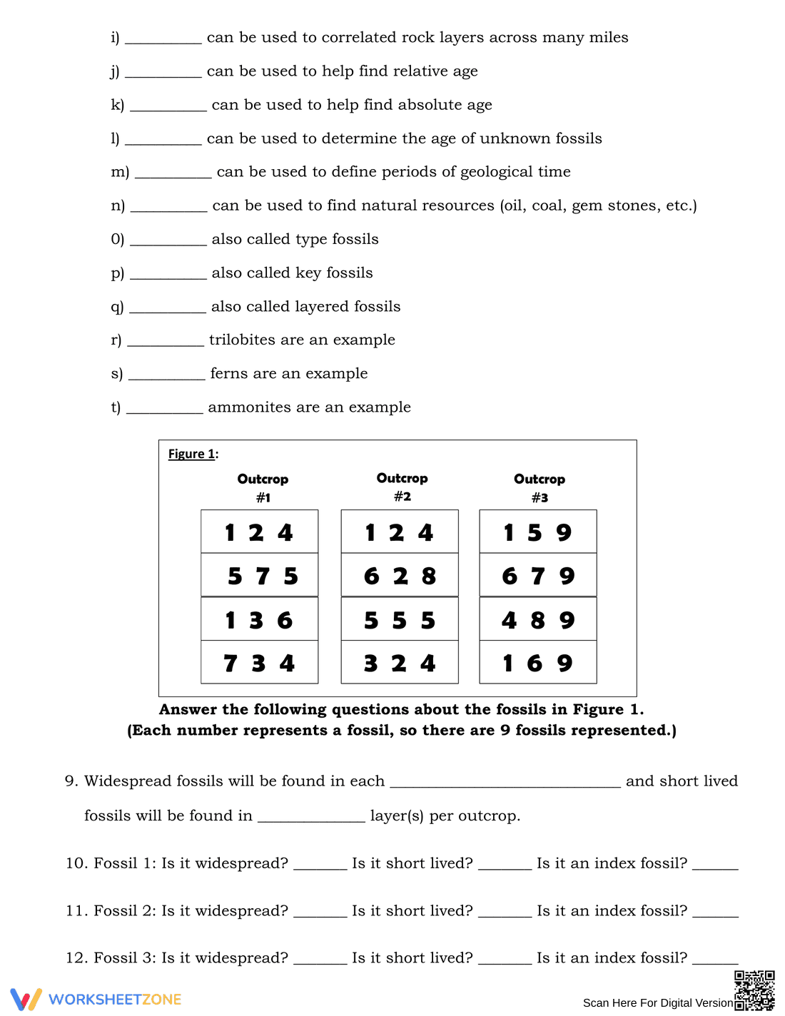 Explore Fossils with this Engaging Worksheet - Page 2