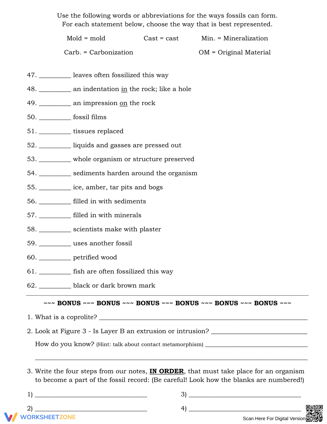 Explore Fossils with this Engaging Worksheet - Page 6