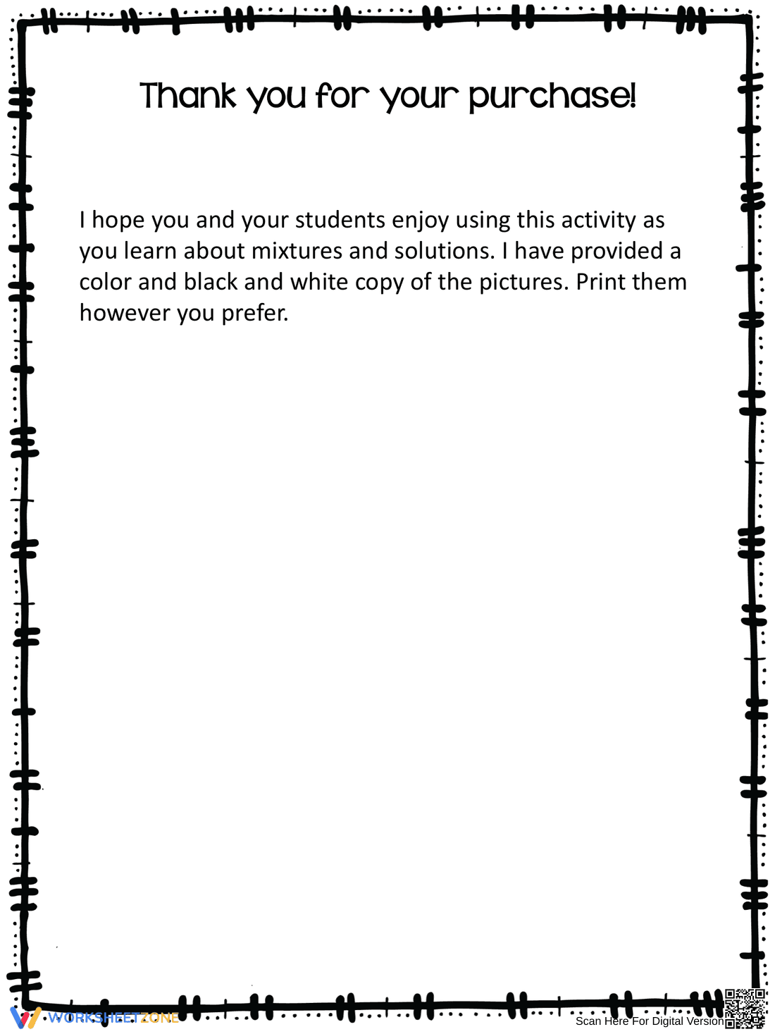 Mixtures and Solutions Sorting Activity - Page 2