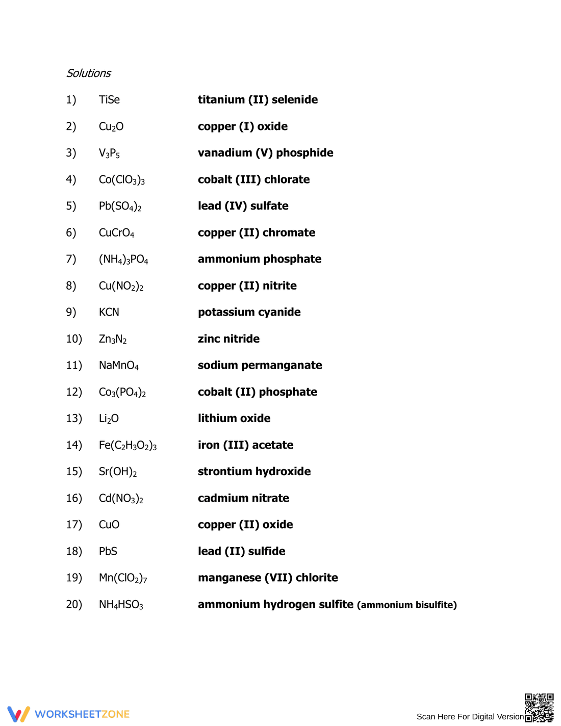 Grades 9-12 Ionic Compounds — Printable No-Prep Worksheet - Page 2