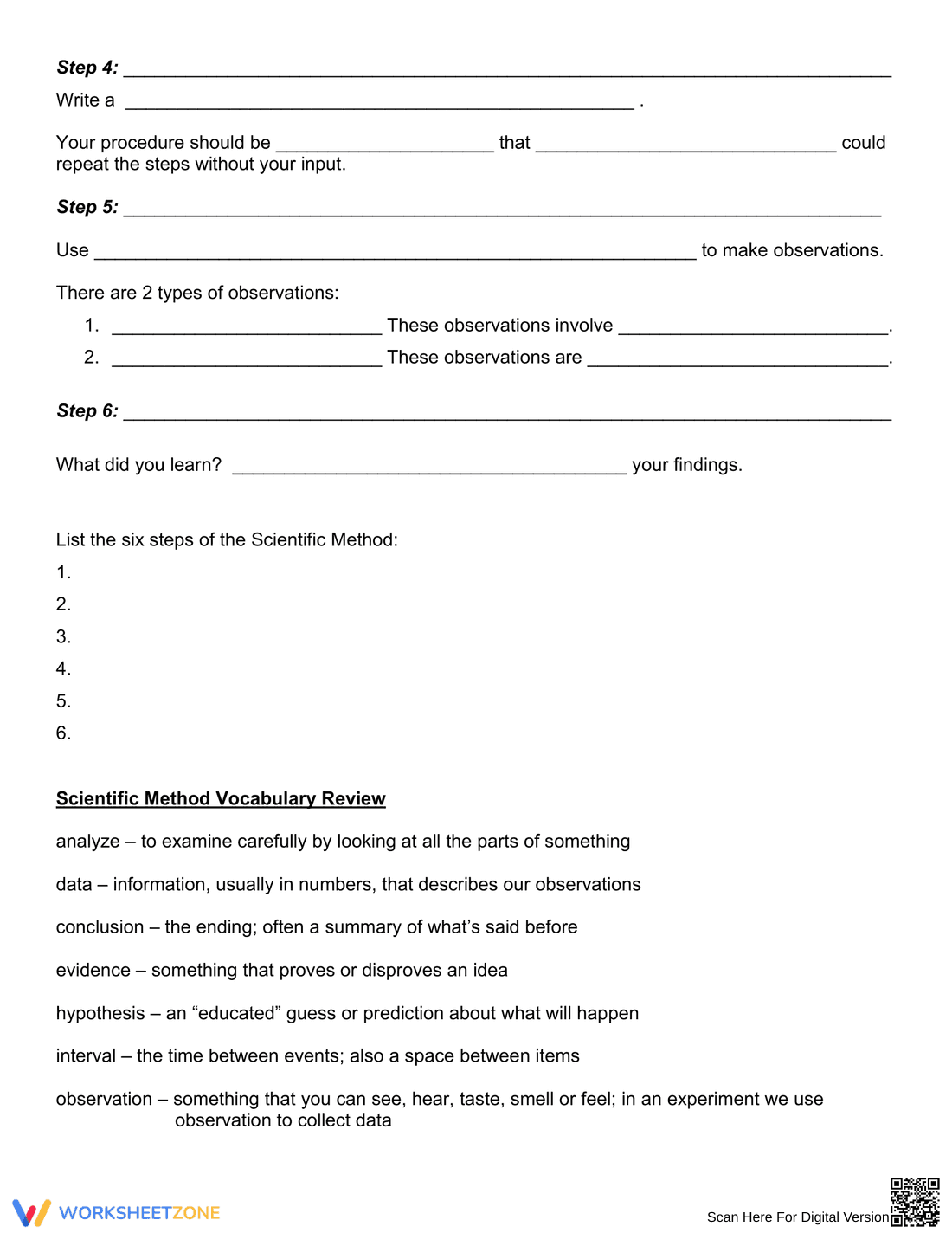The Scientific Method: A Step-by-Step Guide - Page 3