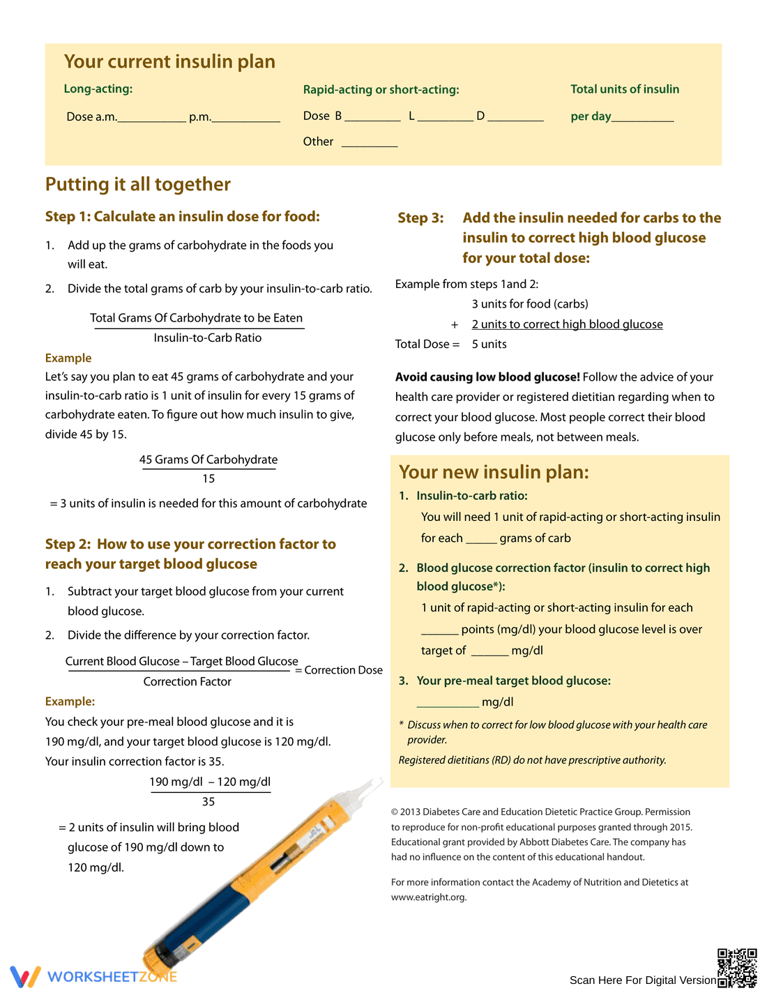Using Insulin to Carb Ratios: A Calculation Guide - Page 2