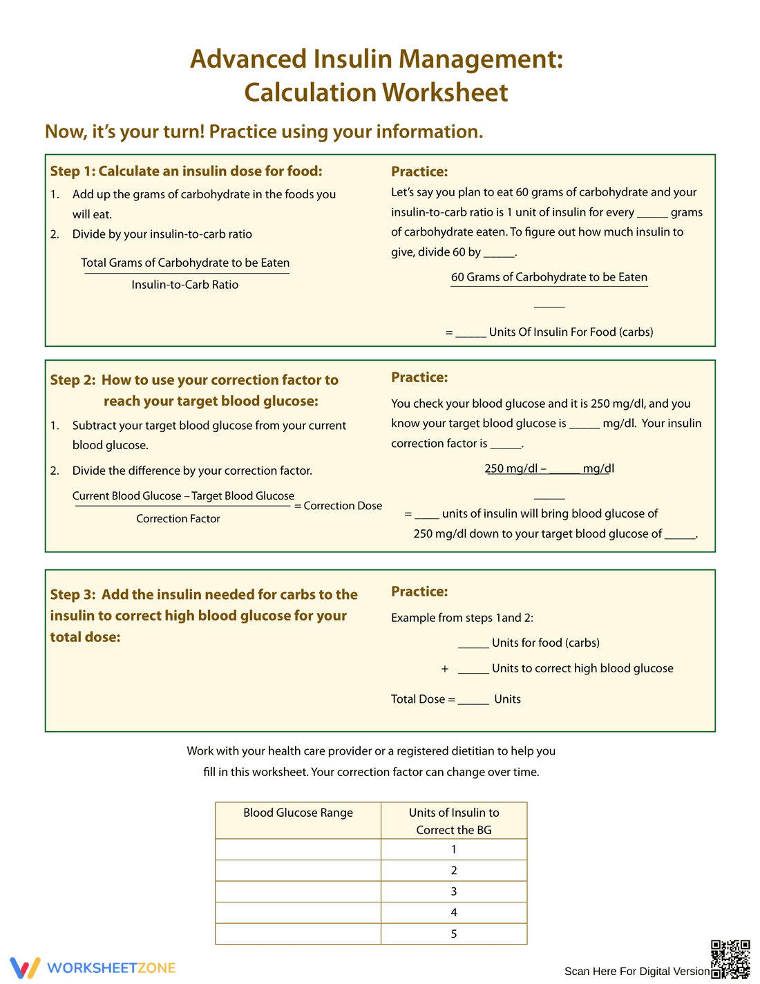 Using Insulin to Carb Ratios: A Calculation Guide - Page 3