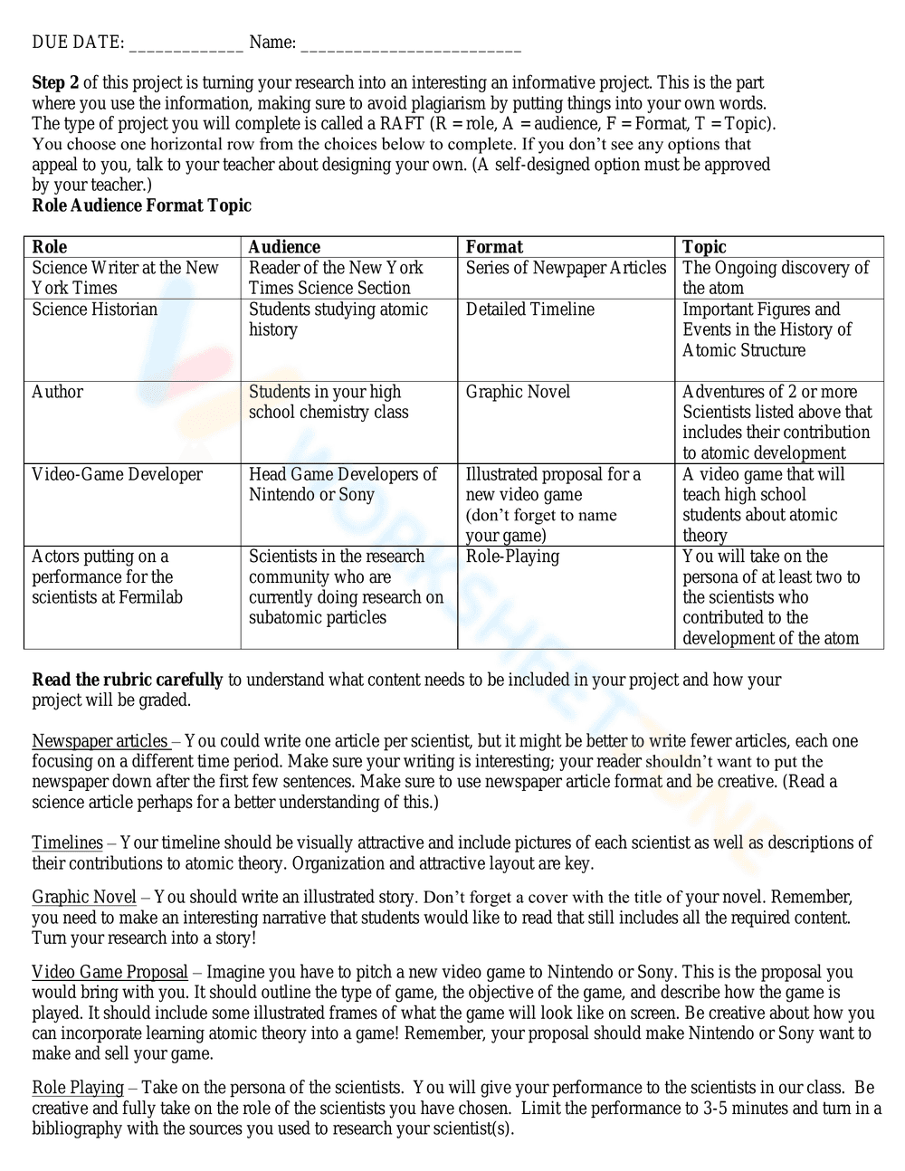WHST.9-10.7 Guide: History of Atoms — Grade 10 Aligned - Page 2
