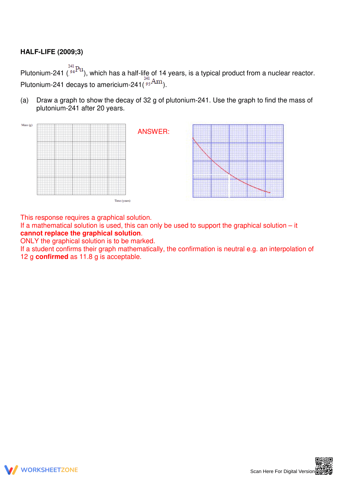 Half-Life Questions and Answers: Chemistry - Page 2