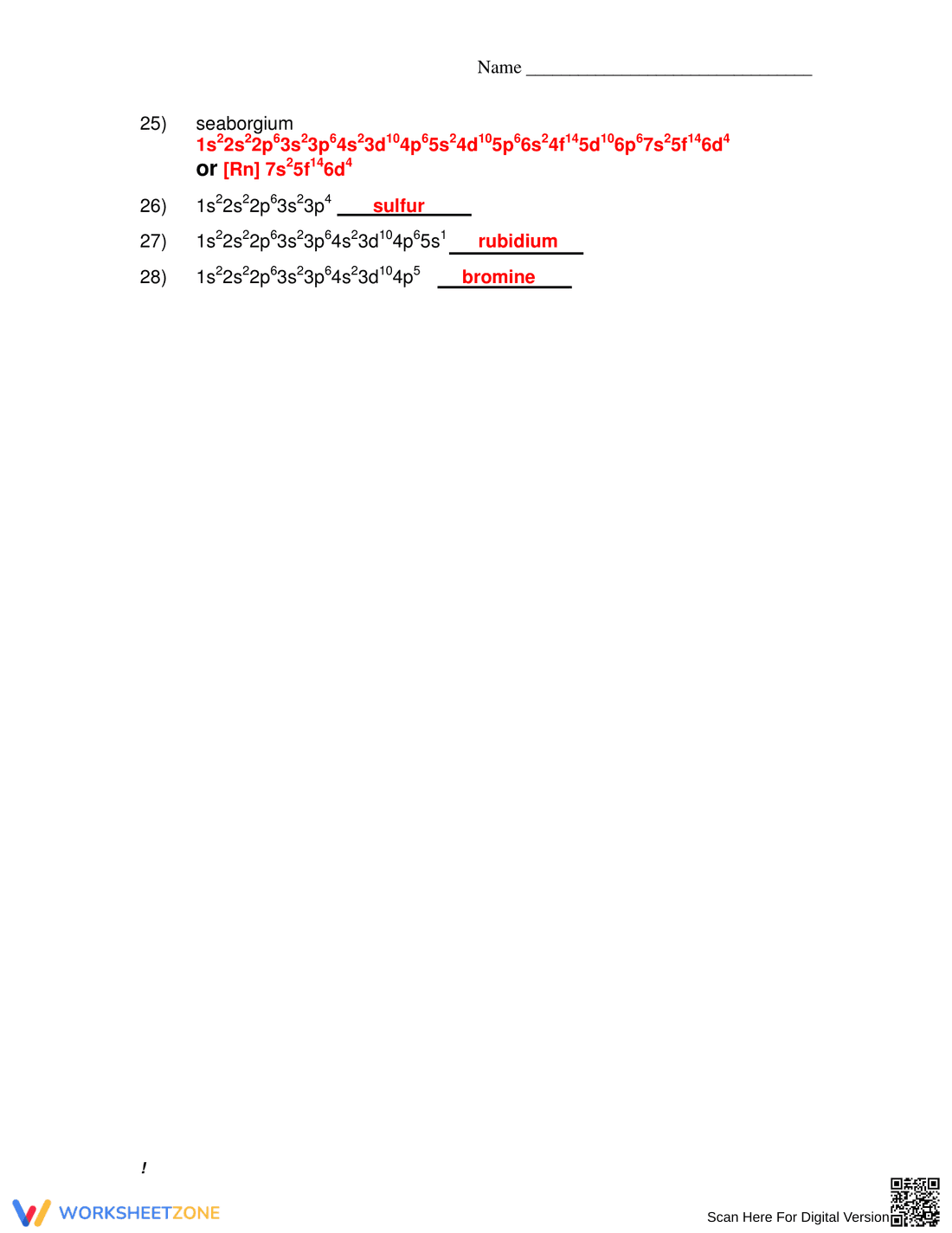 Electron Configurations Worksheet: Updated Guide - Page 3