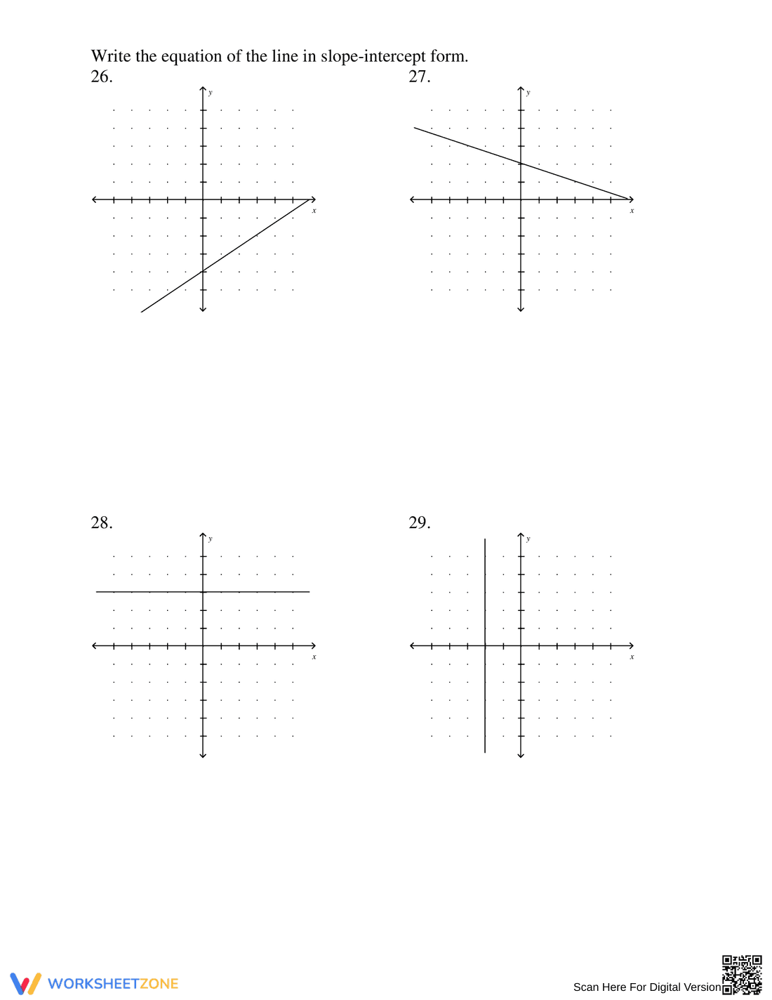Interpreting Slope and Y-Intercept: Math Concepts - Page 7
