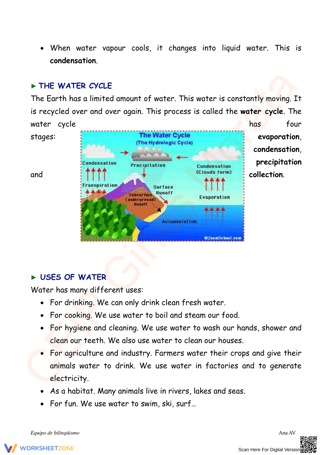 Properties of Water & Water Cycle | Essential Grade 6-8 - Page 3