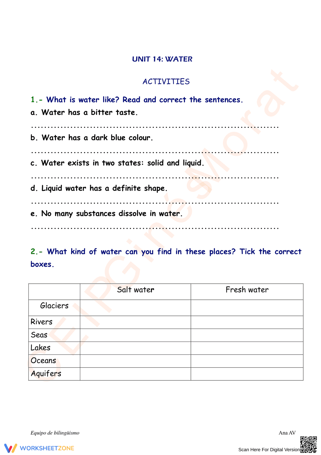 Properties of Water & Water Cycle | Essential Grade 6-8 - Page 5