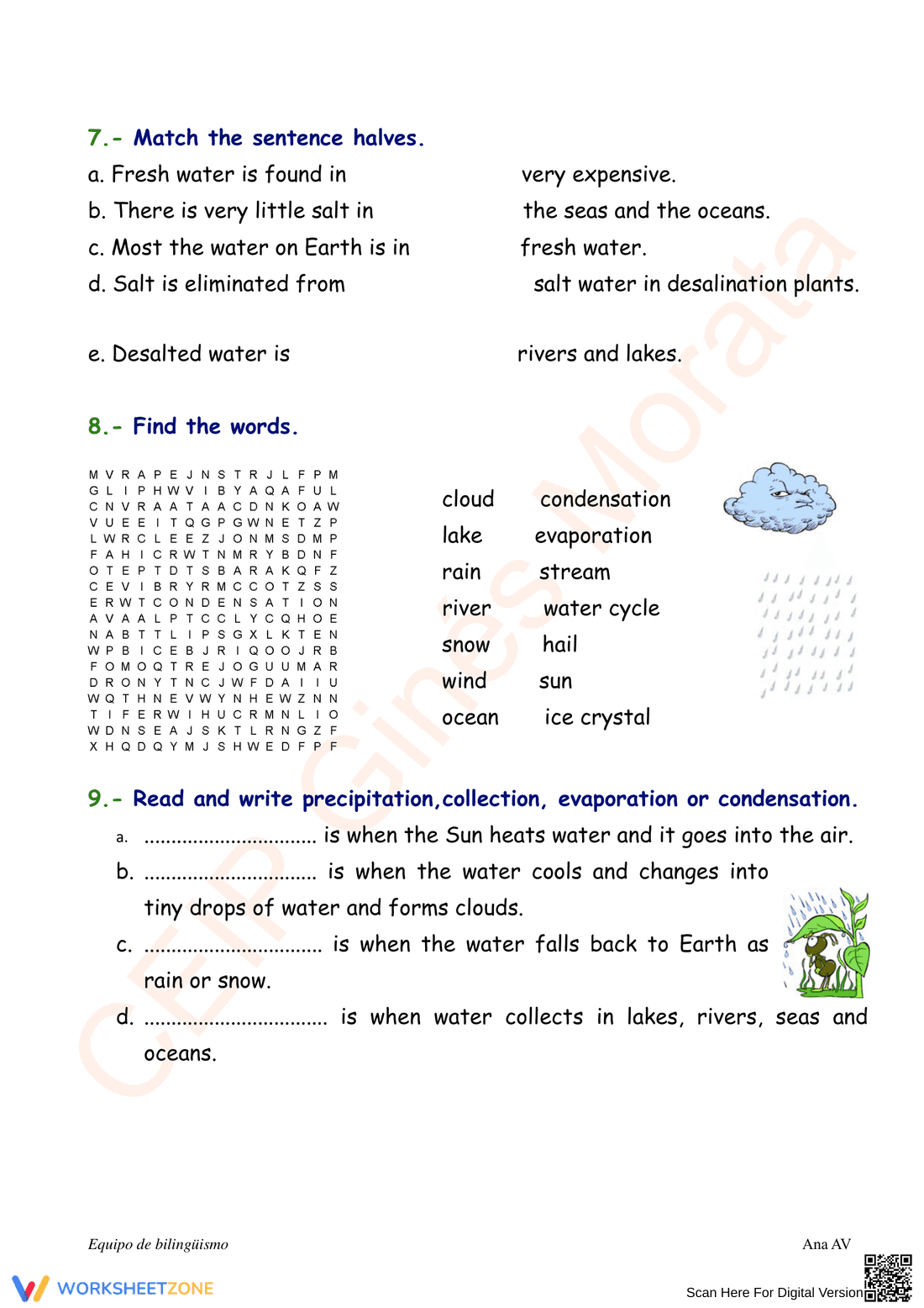 Properties of Water & Water Cycle | Essential Grade 6-8 - Page 7