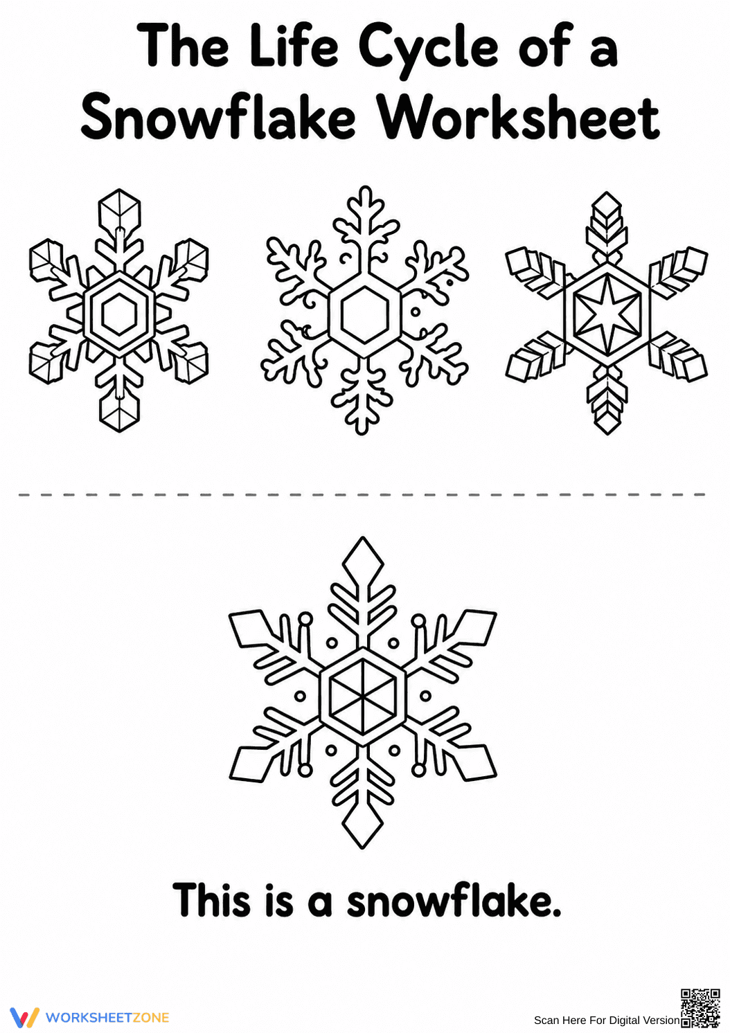 Snowflake Life Cycle Worksheet | Grade 3-5 Printable - Page 7