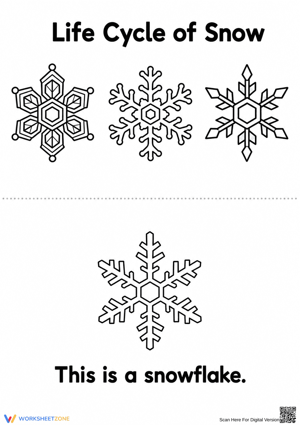 Snowflake Life Cycle Worksheet | Grade 3-5 Printable - Page 8