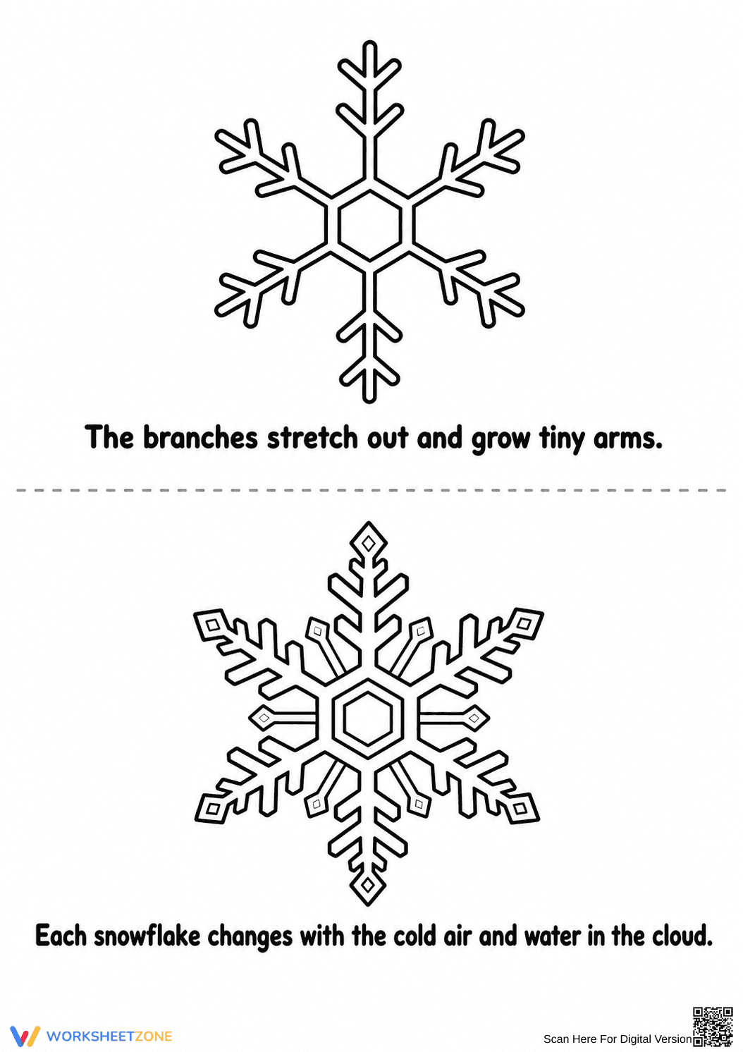 Snowflake Life Cycle Worksheet | Grade 3-5 Printable - Page 10