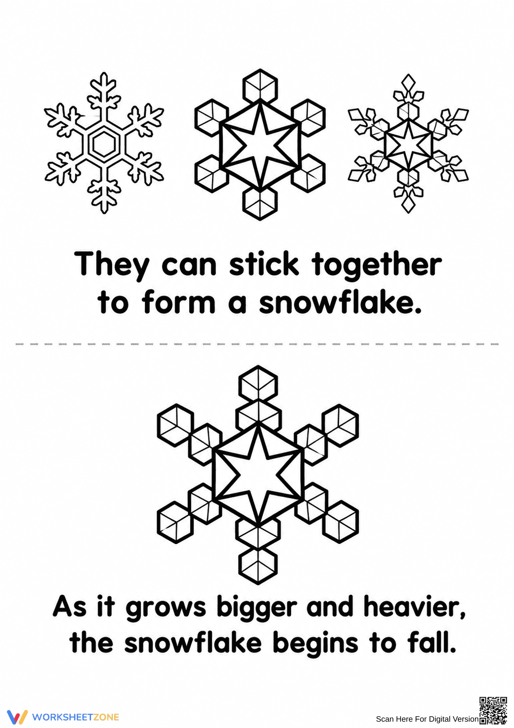 Snowflake Life Cycle Worksheet | Grade 3-5 Printable - Page 12
