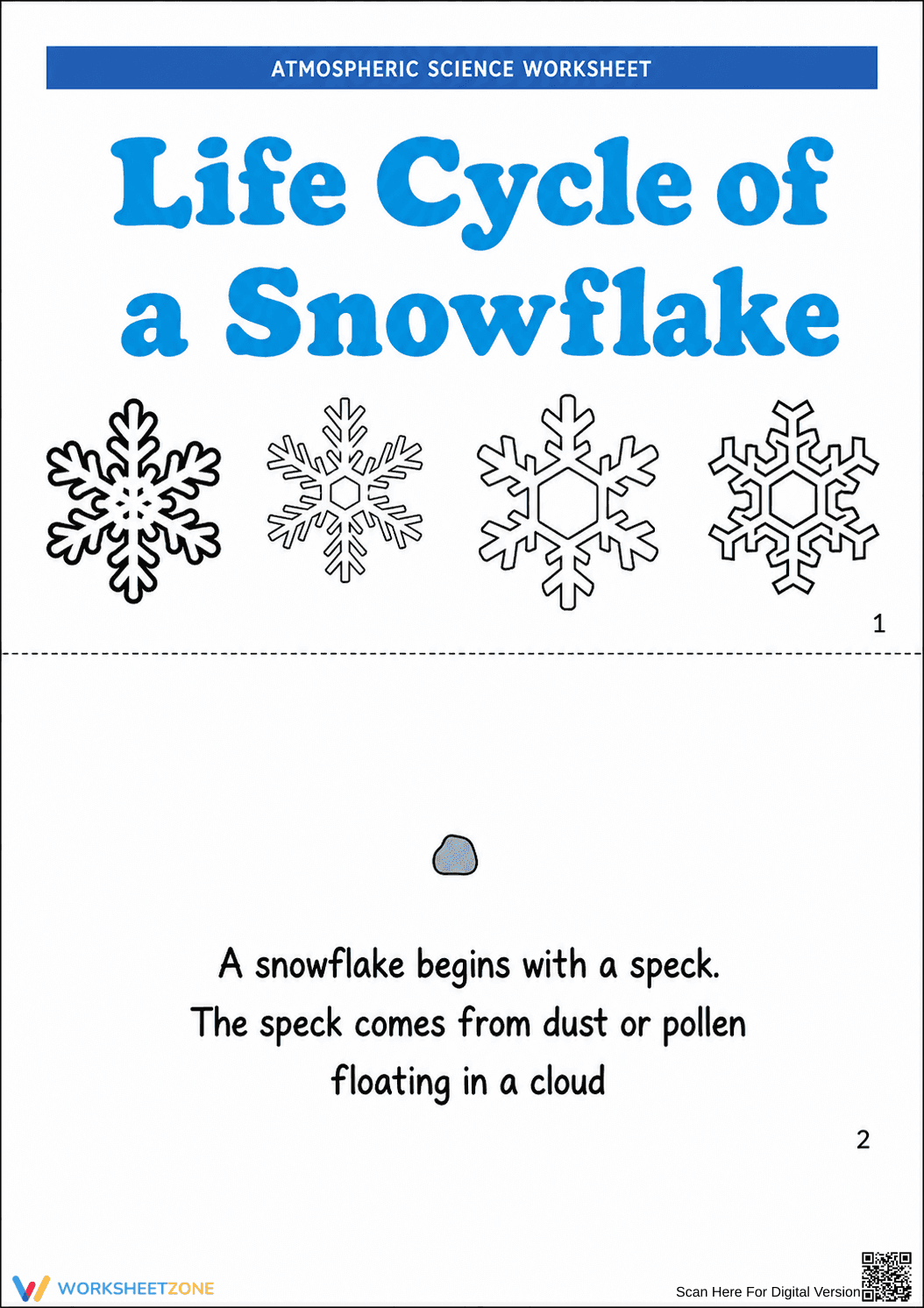 Grade 7-9 Snowflake Life Cycle — Printable No-Prep Guide - Page 4