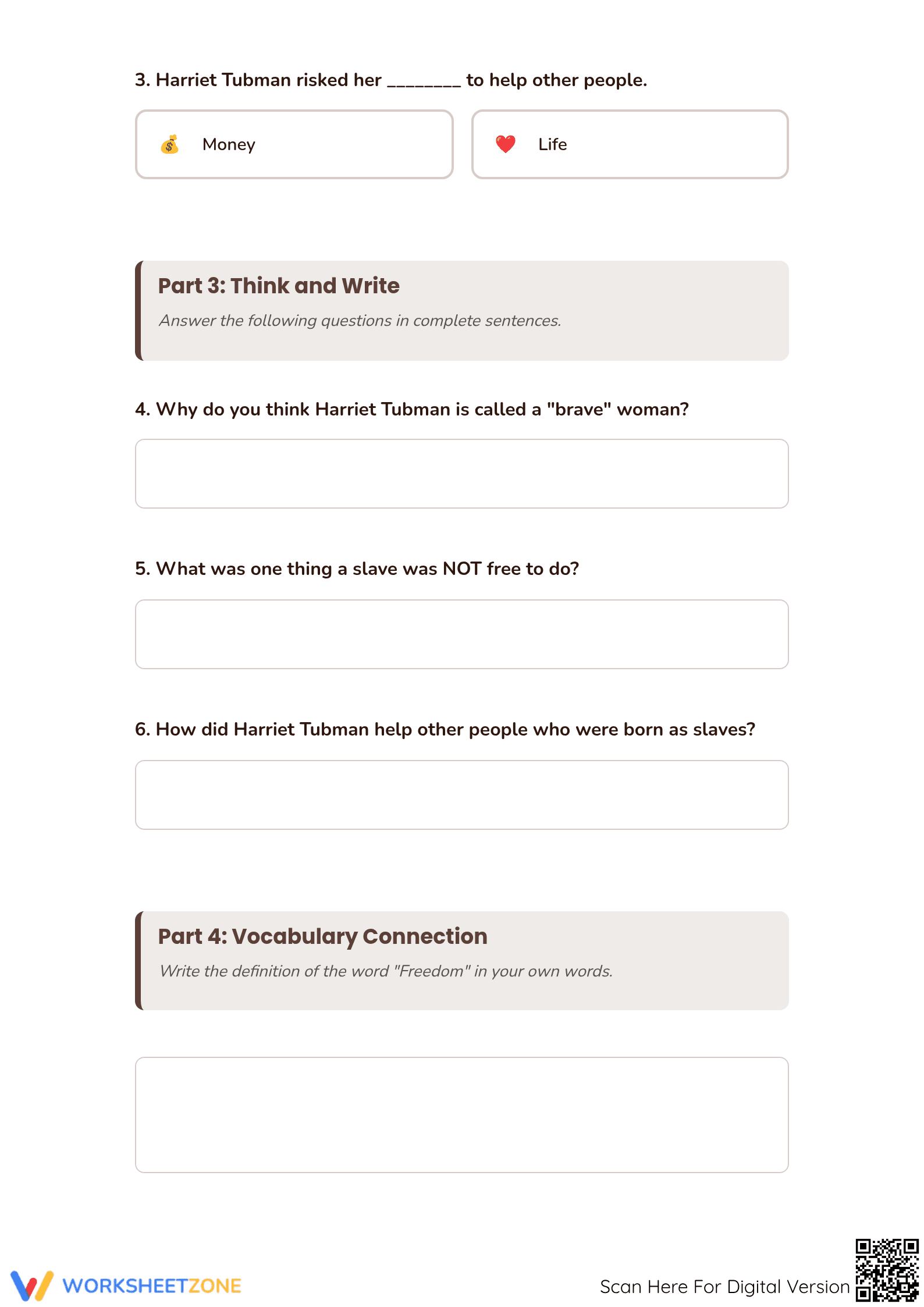 Harriet Tubman Reading Passage: Essential Grades 3-5 - Page 2
