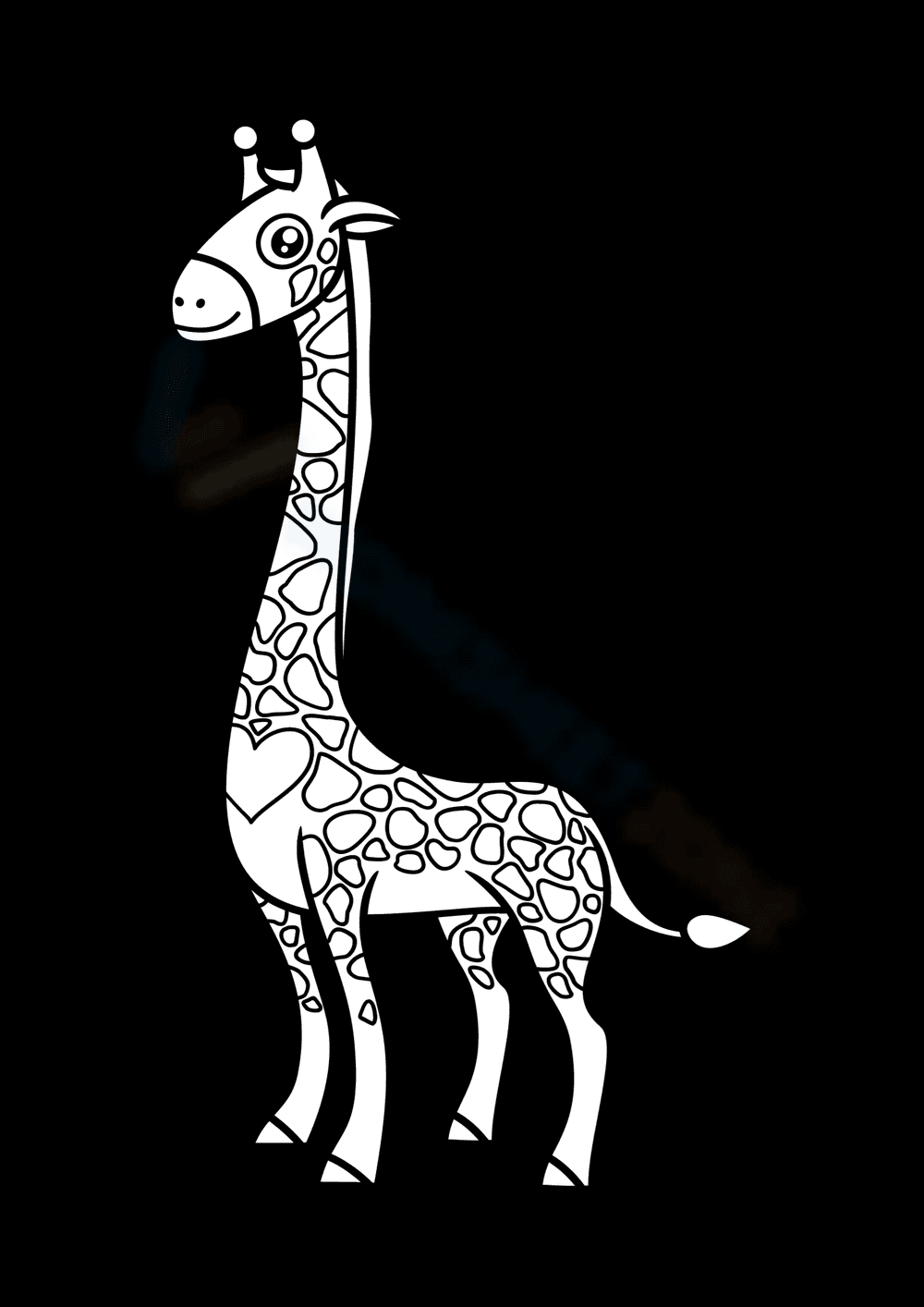 Test - Black White Clean Wildlife Coloring Worksheet Set - Page 8
