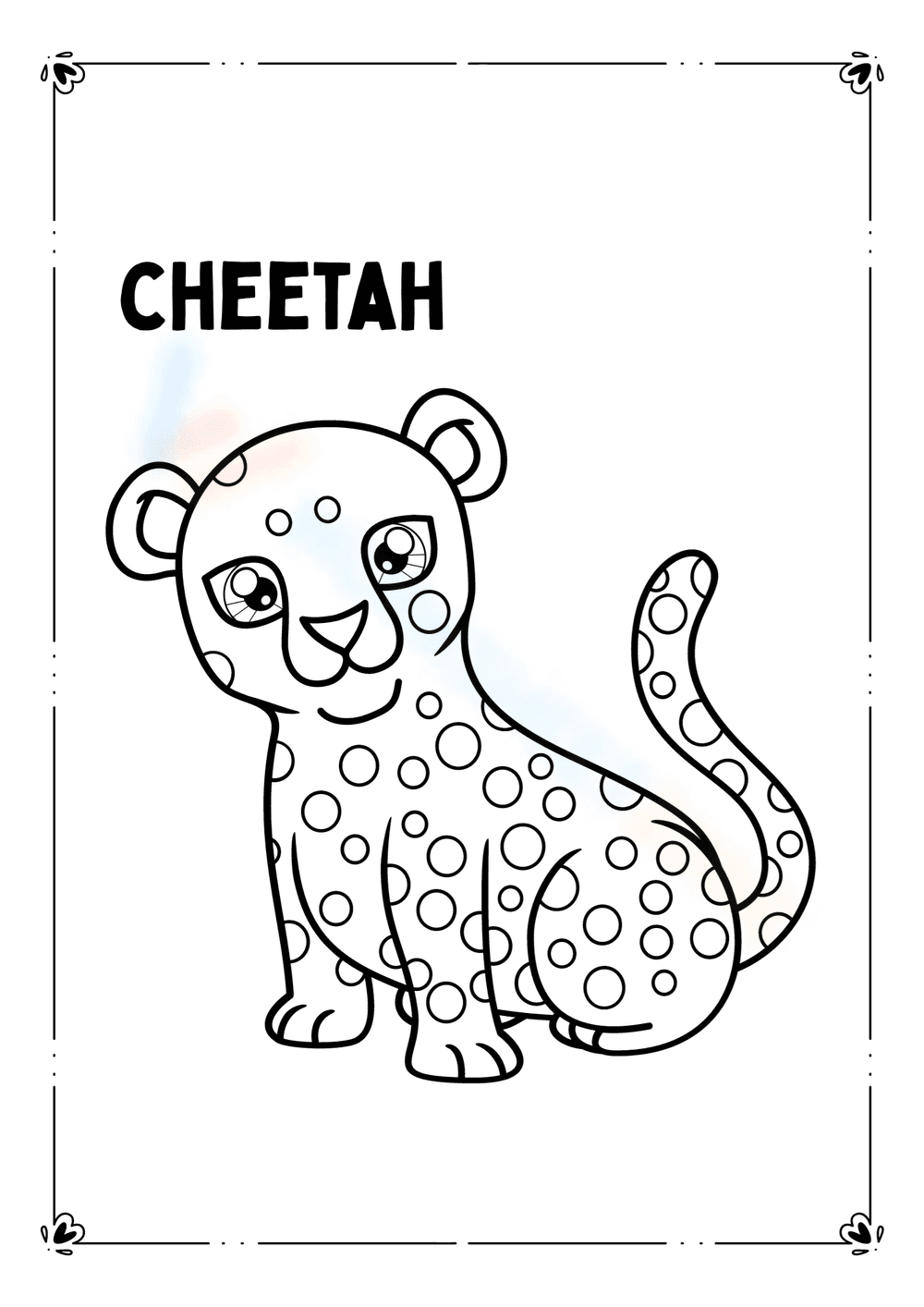 Test - Black White Clean Wildlife Coloring Worksheet Set - Page 10