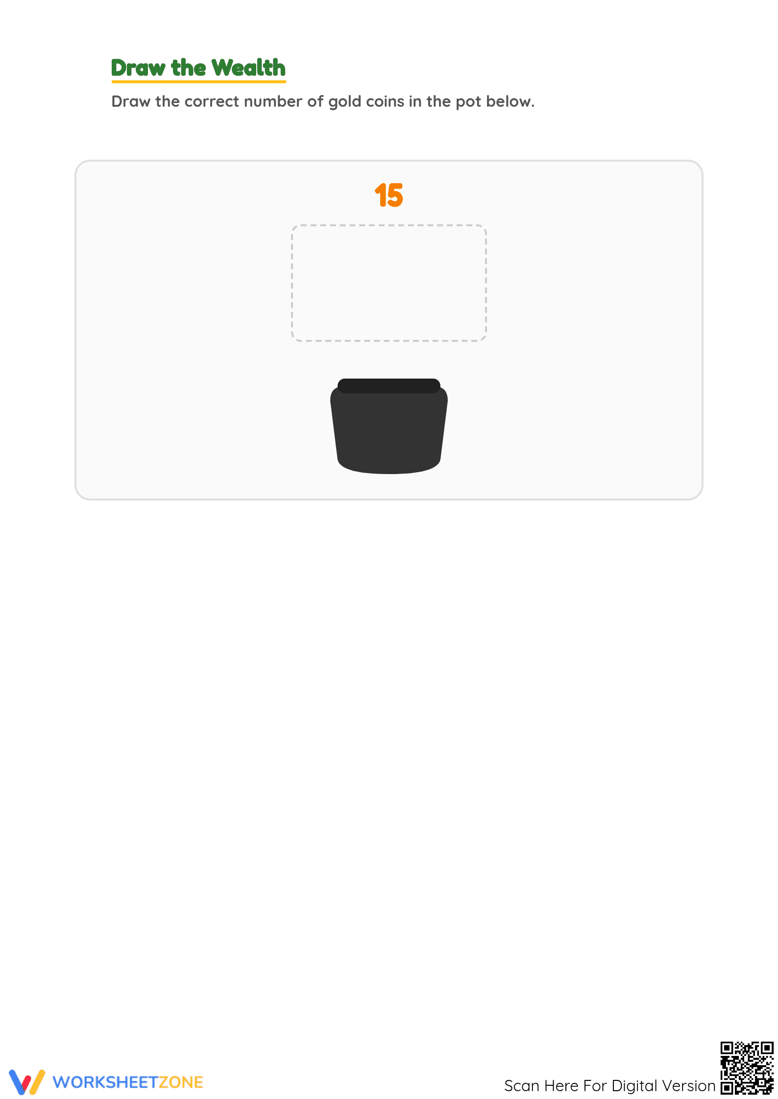 Printable St. Patrick's Day Counting Gold Coins — Grade K-1 - Page 4