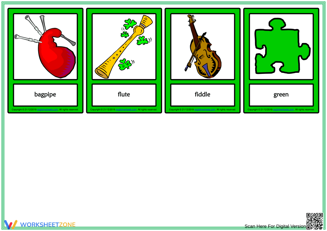 St. Patrick's Day Vocabulary Cards | Essential ELA - Page 3