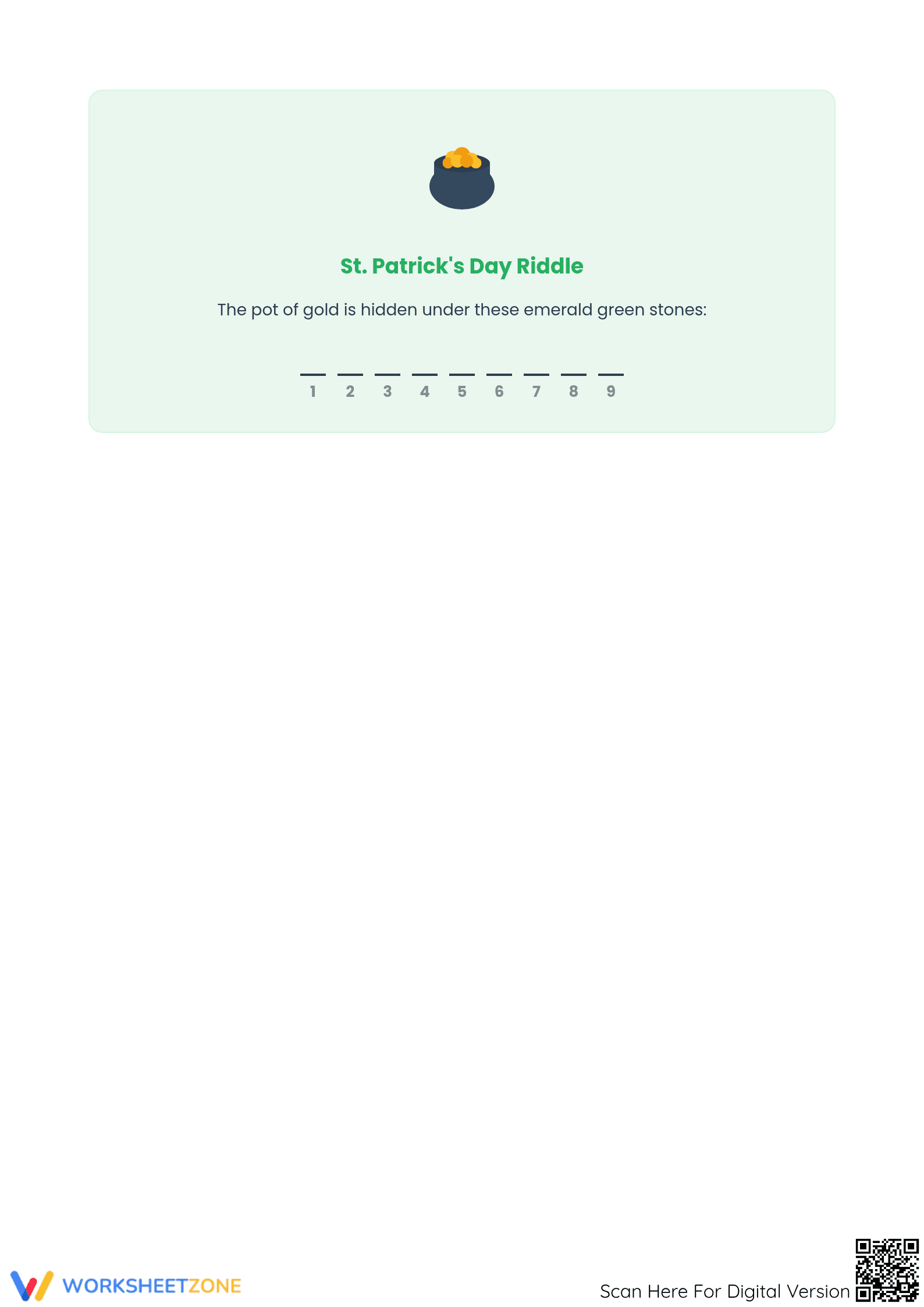 St. Patrick's Day Word Scramble | Grade 5 Printable - Page 3