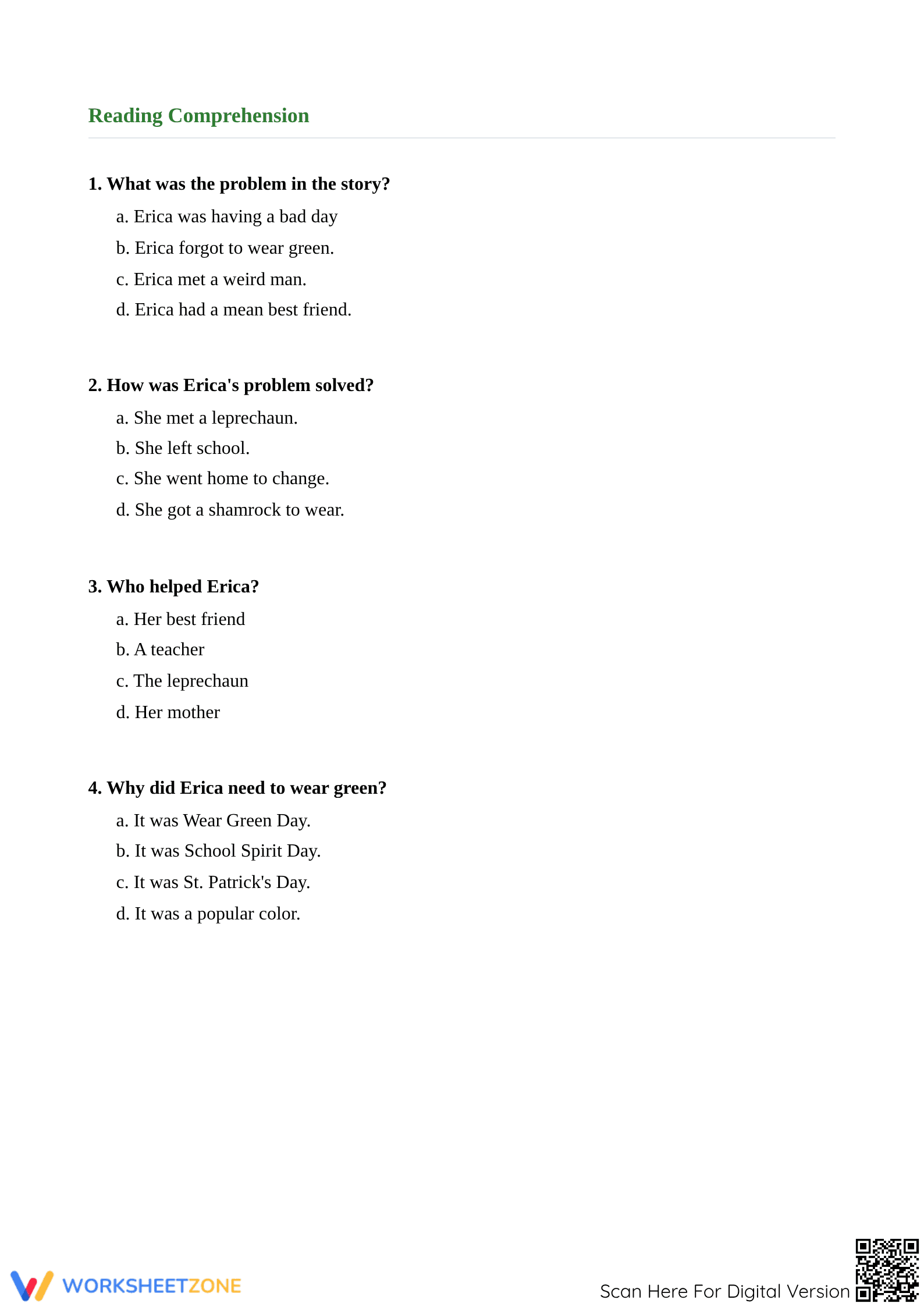 St. Patrick's Day Rebus Story | Essential Grade 5 ELA - Page 2
