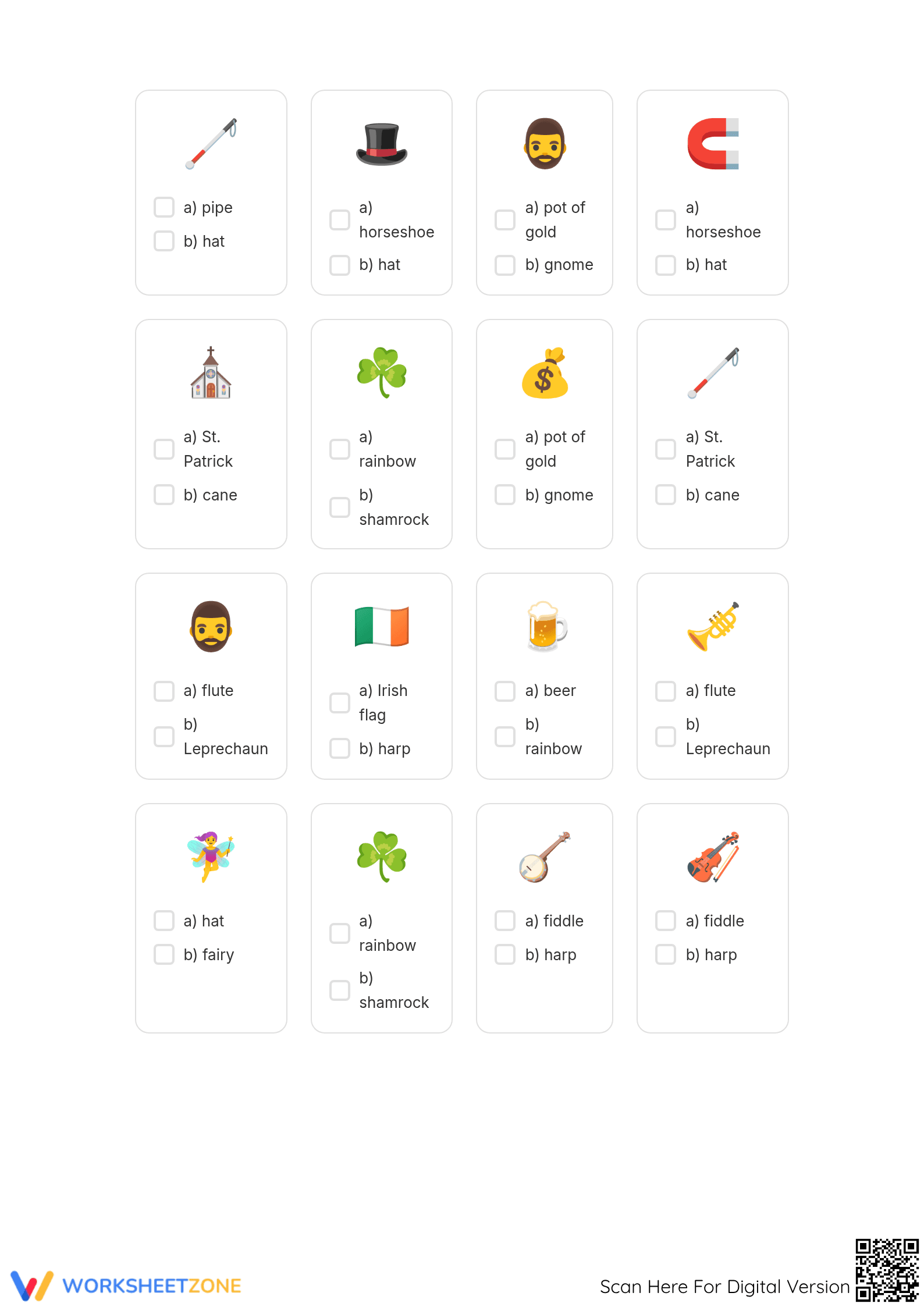St. Patrick's Day Vocabulary Worksheet | Printable Grade 5 - Page 2