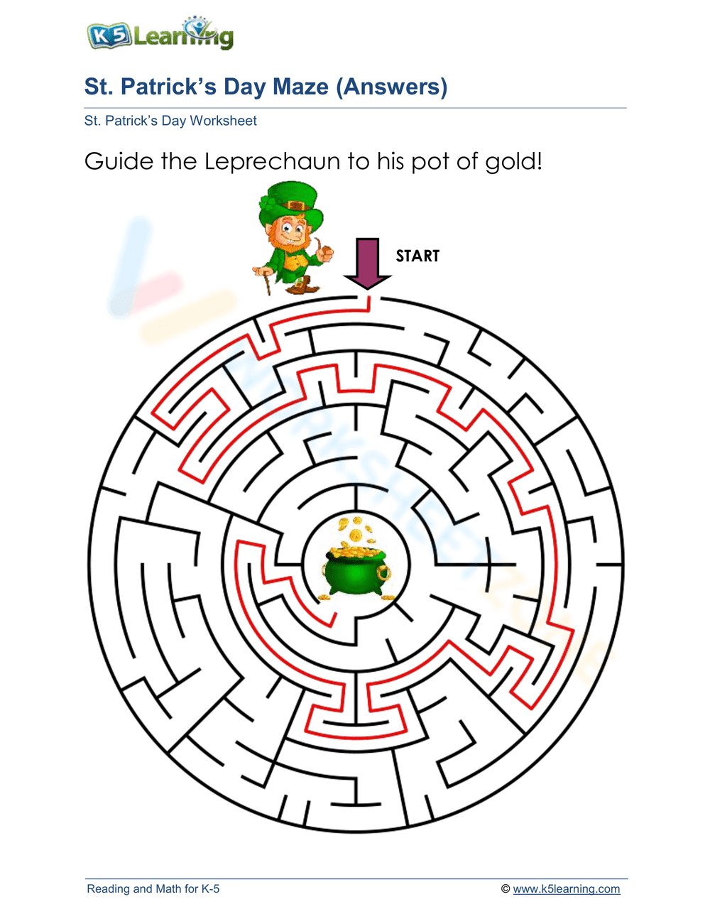 St. Patrick’s Day Maze - Page 2