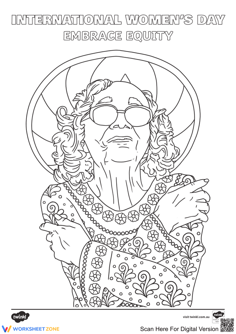 Embrace Equity with Women's Day Coloring Pack - Page 3