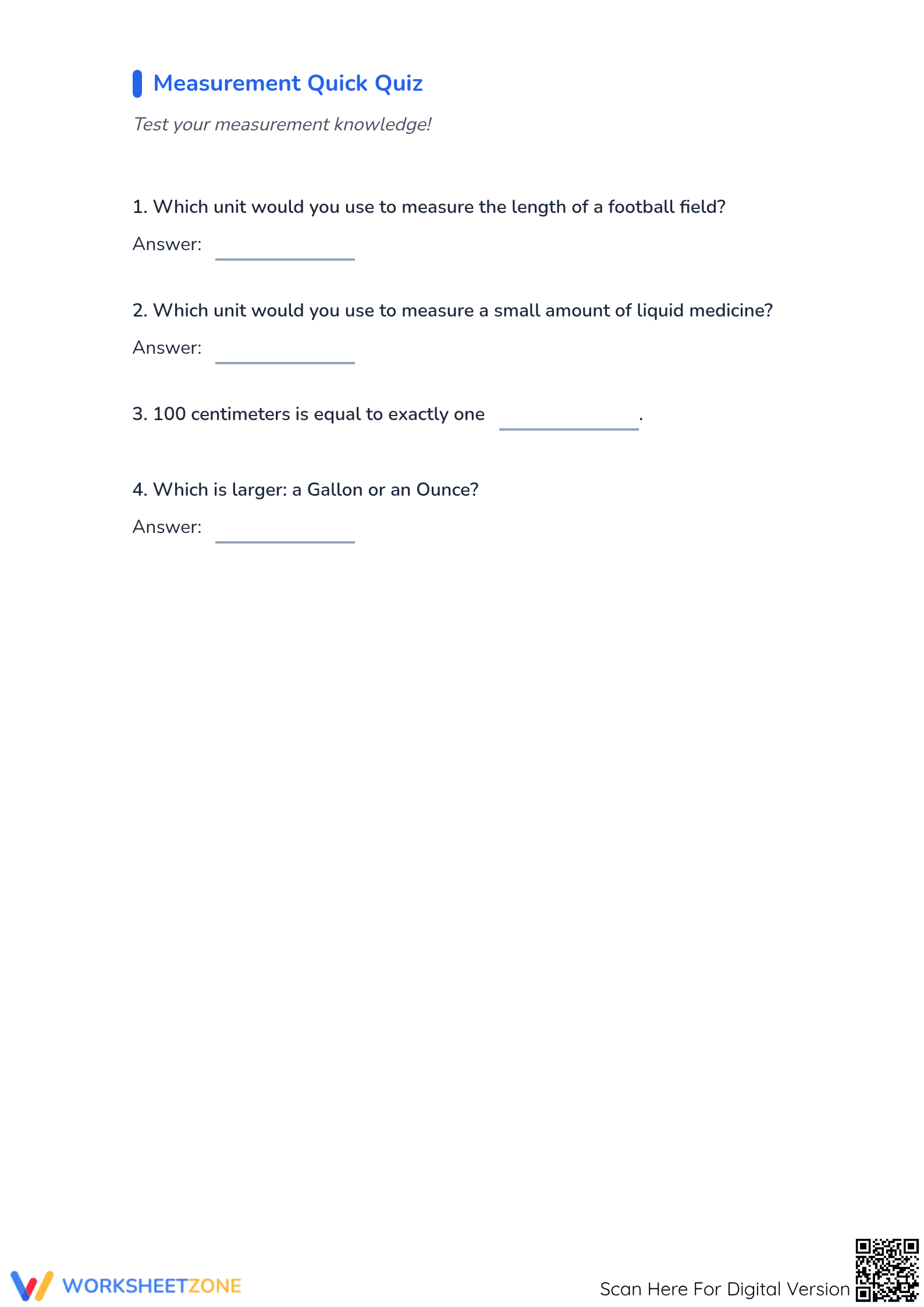 Measurement Units Word Search & Quiz | Grade 3 Printable - Page 2