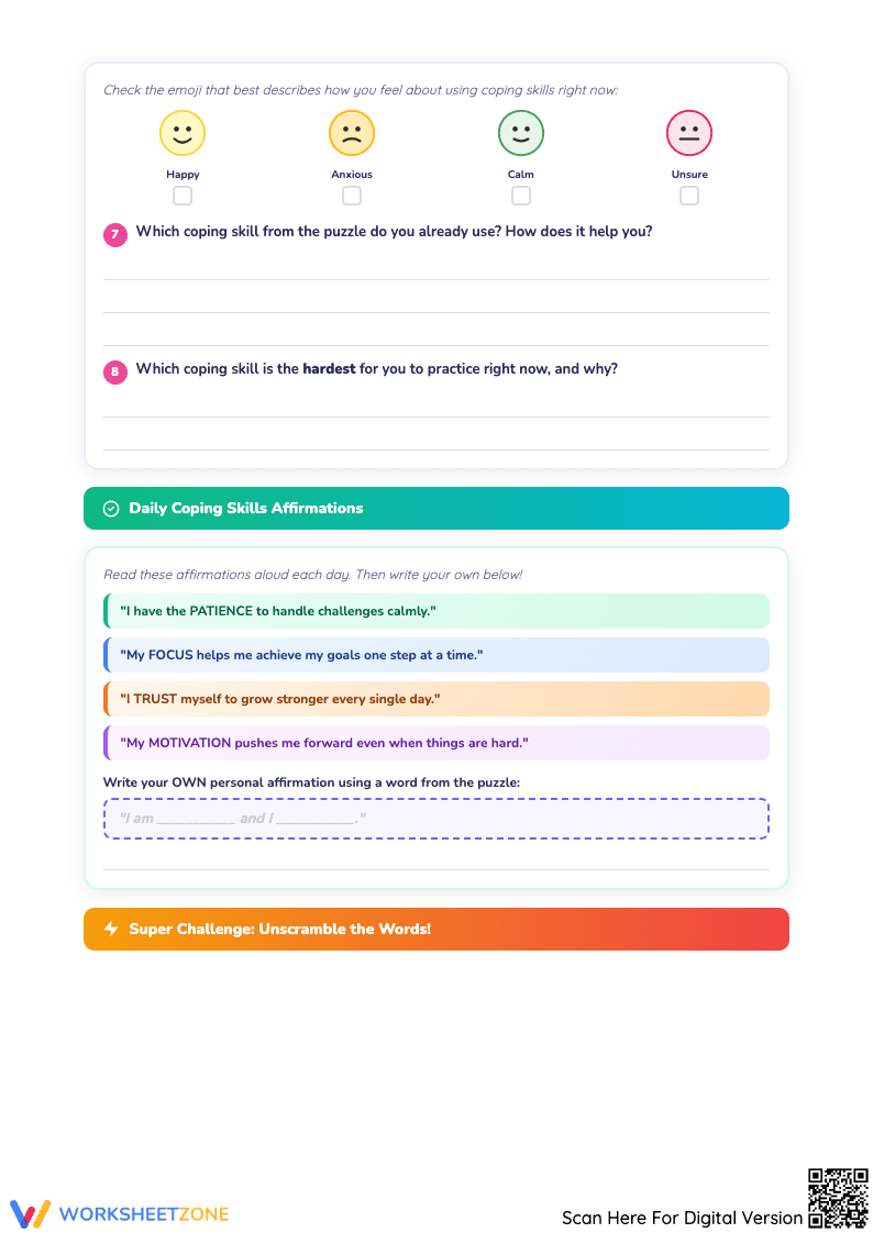 Embark on a Coping Skills Quest! - Page 4