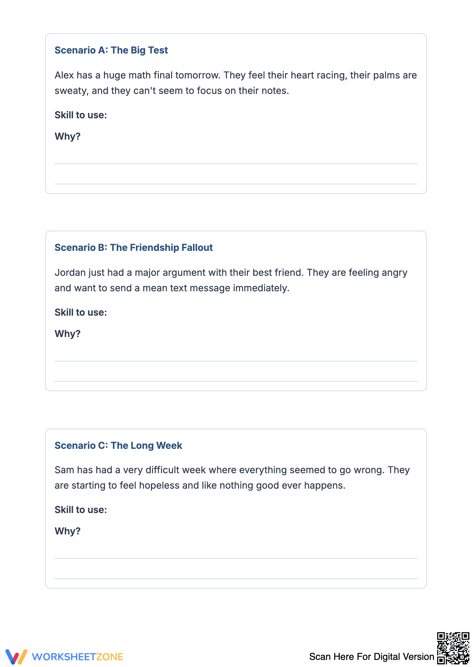 Go on a Coping Skills Hunt with Word Search - Page 4