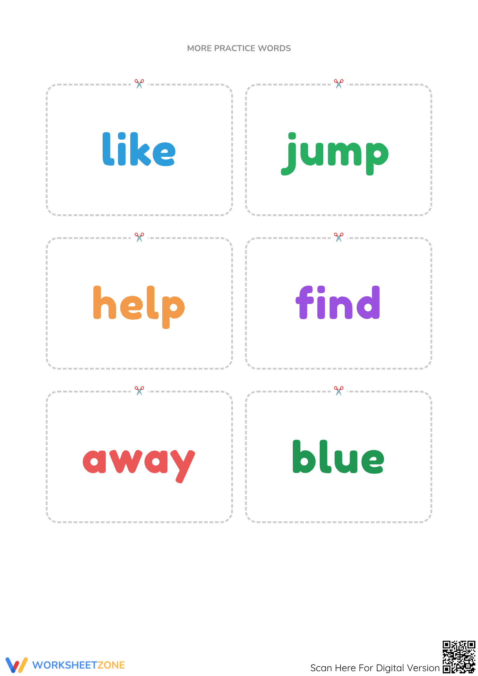 Kindergarten Sight Words Flashcards | Essential Printable - Page 2