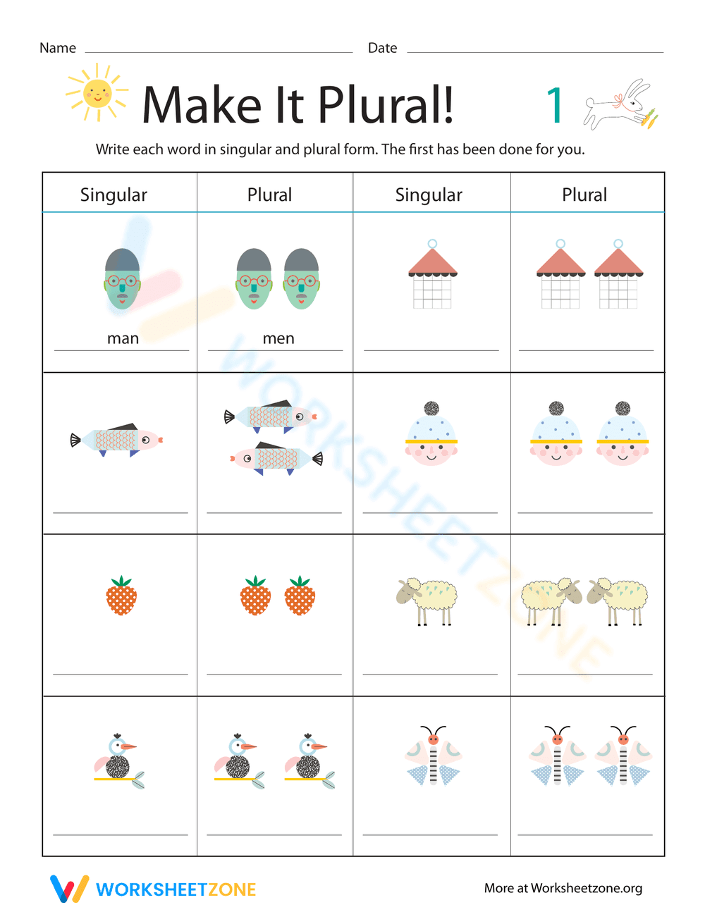 Grip Grammar: Plural Nouns II - Page 2