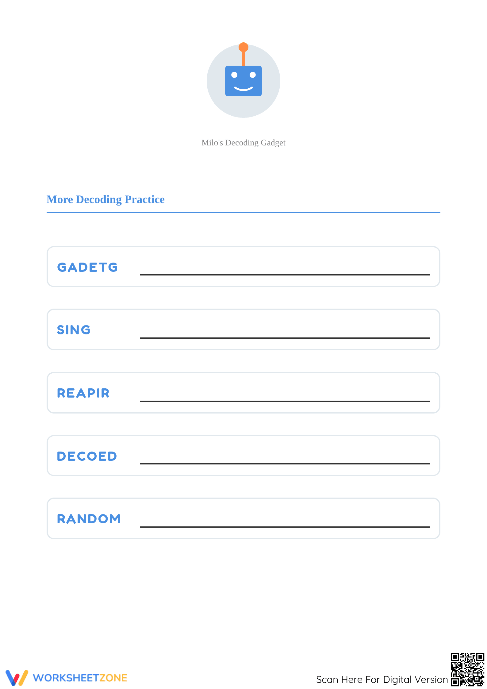 Unscramble Spelling Words | Essential Grade 1 Practice - Page 2