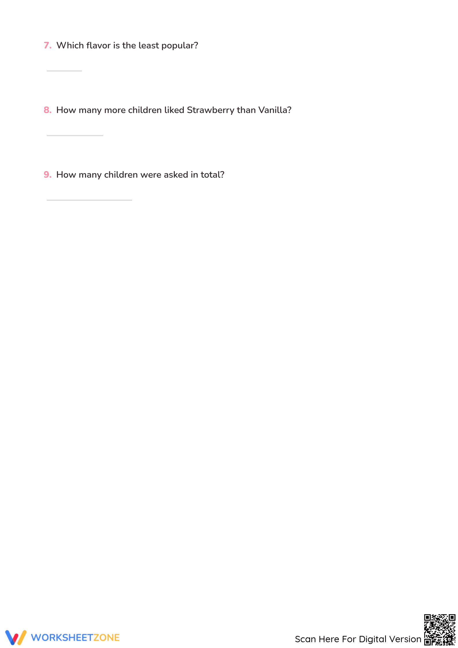 Printable Ice Cream Graph Worksheet | Grade 2 Math - Page 3