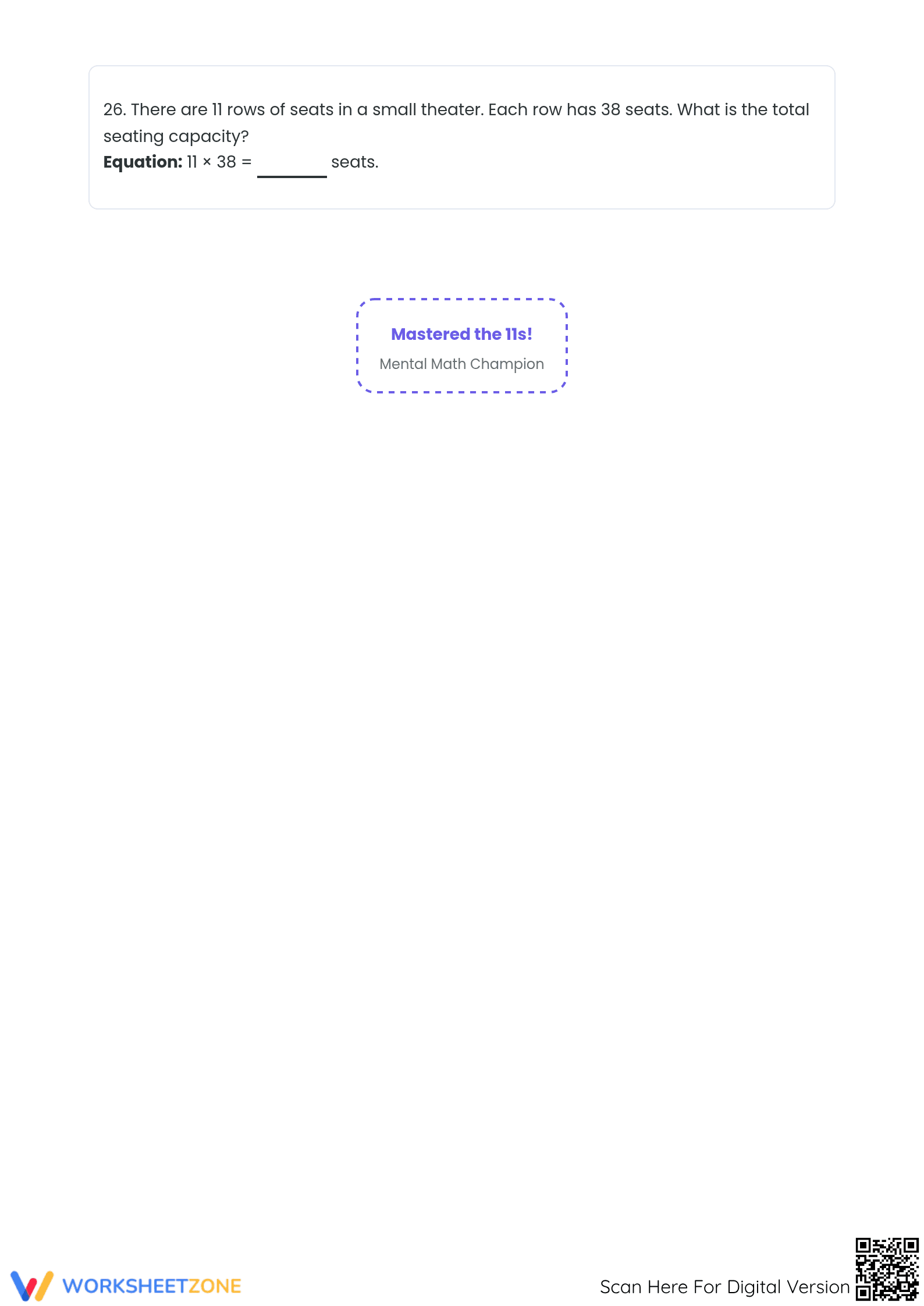 Printable Multiply by 11 Trick Worksheet | Grade 3 Math - Page 4